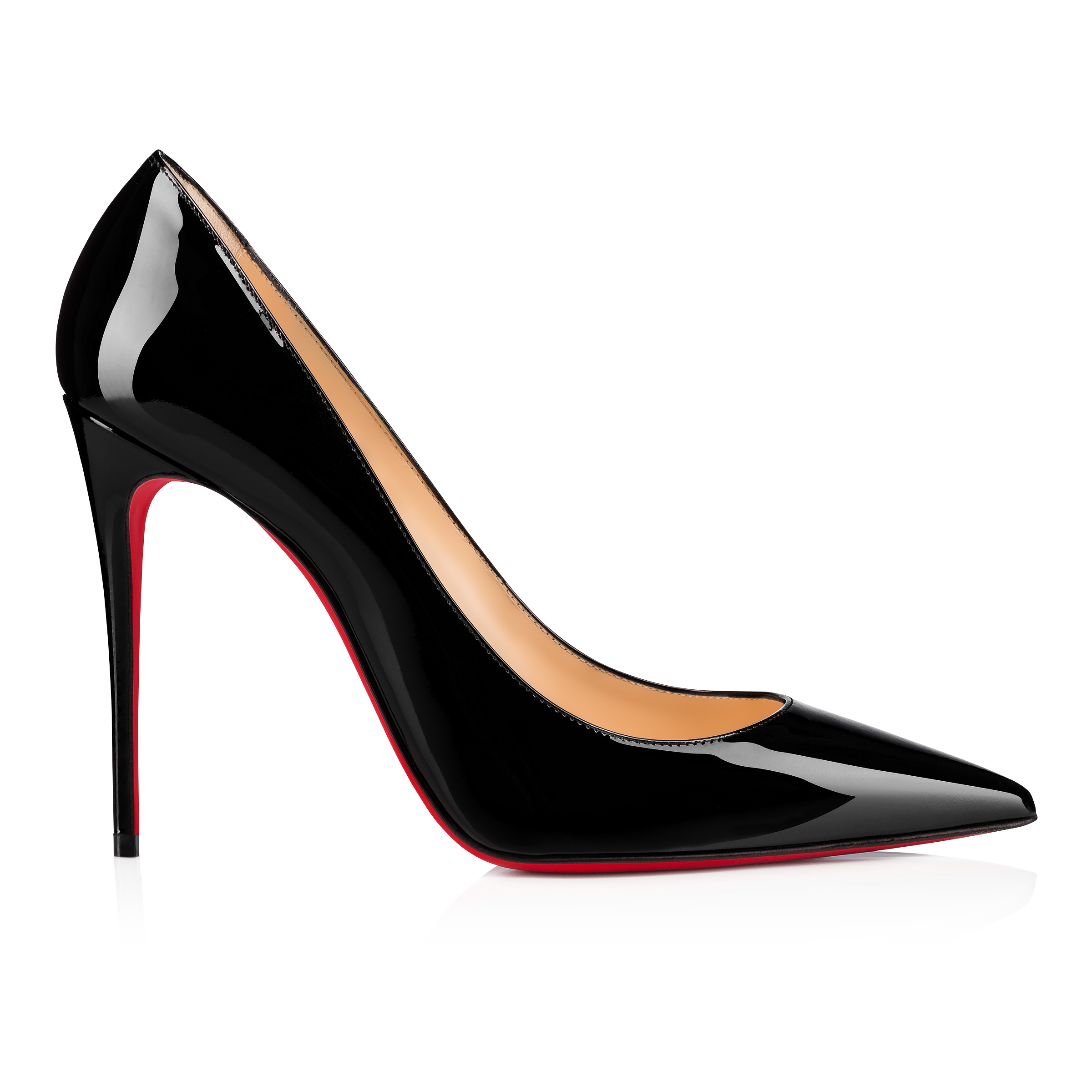 Kate - 100 mm Pumps - Patent calf leather - Black - Women