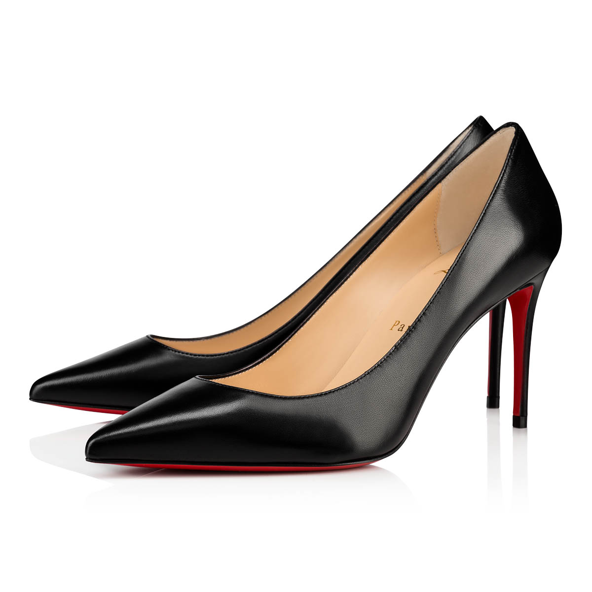Kate - 85 mm Pumps - Lamb nappa leather - Black - Women