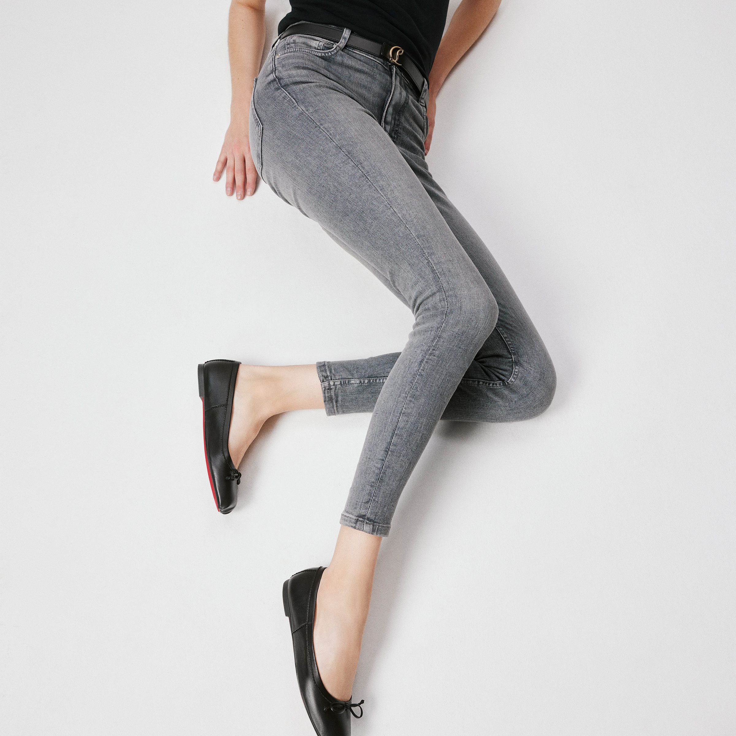 Mamadrague - Ballerinas - Lamb nappa leather - Black - Women