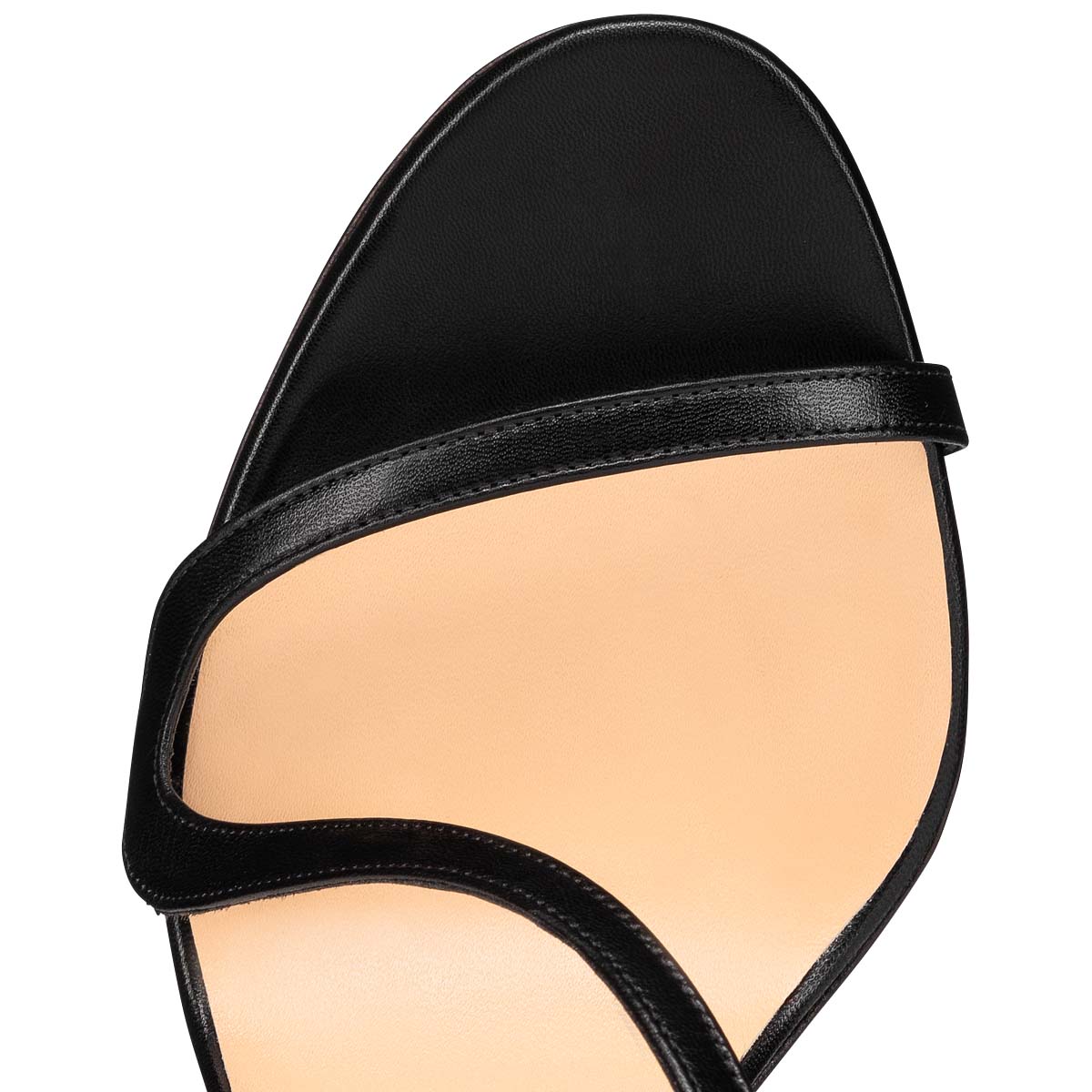 Christian Louboutin Rosalie Leather Sandals 100 - Black - 37
