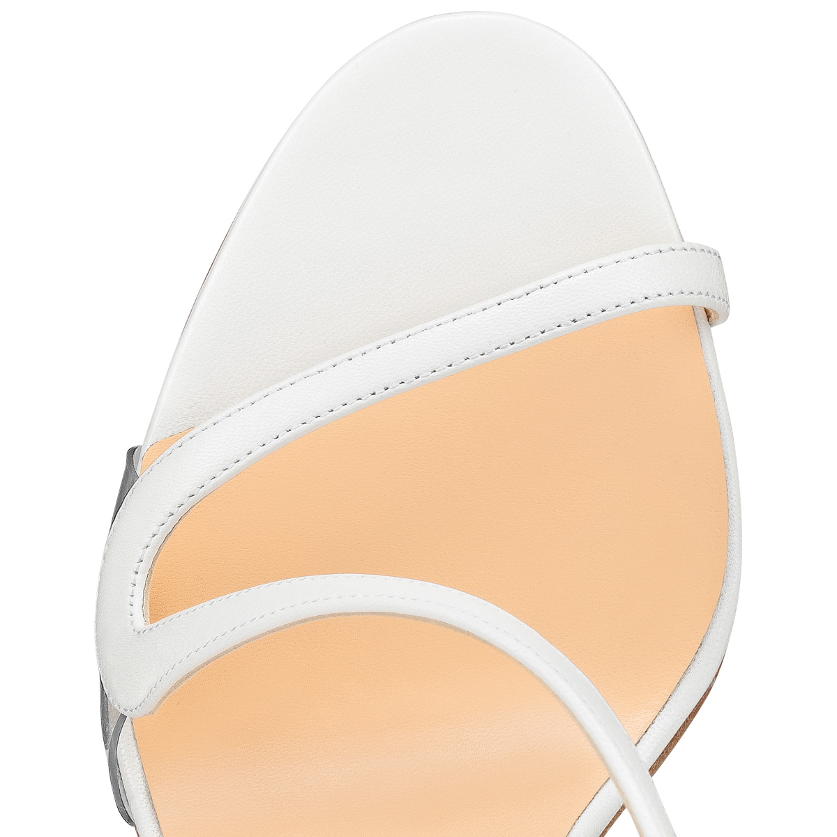 Rosalie - 99 mm Sandals - Leather and PVC - Bianco - Women Rosalie - 99 mm Sandals - Leather and PVC - Bianco - Women