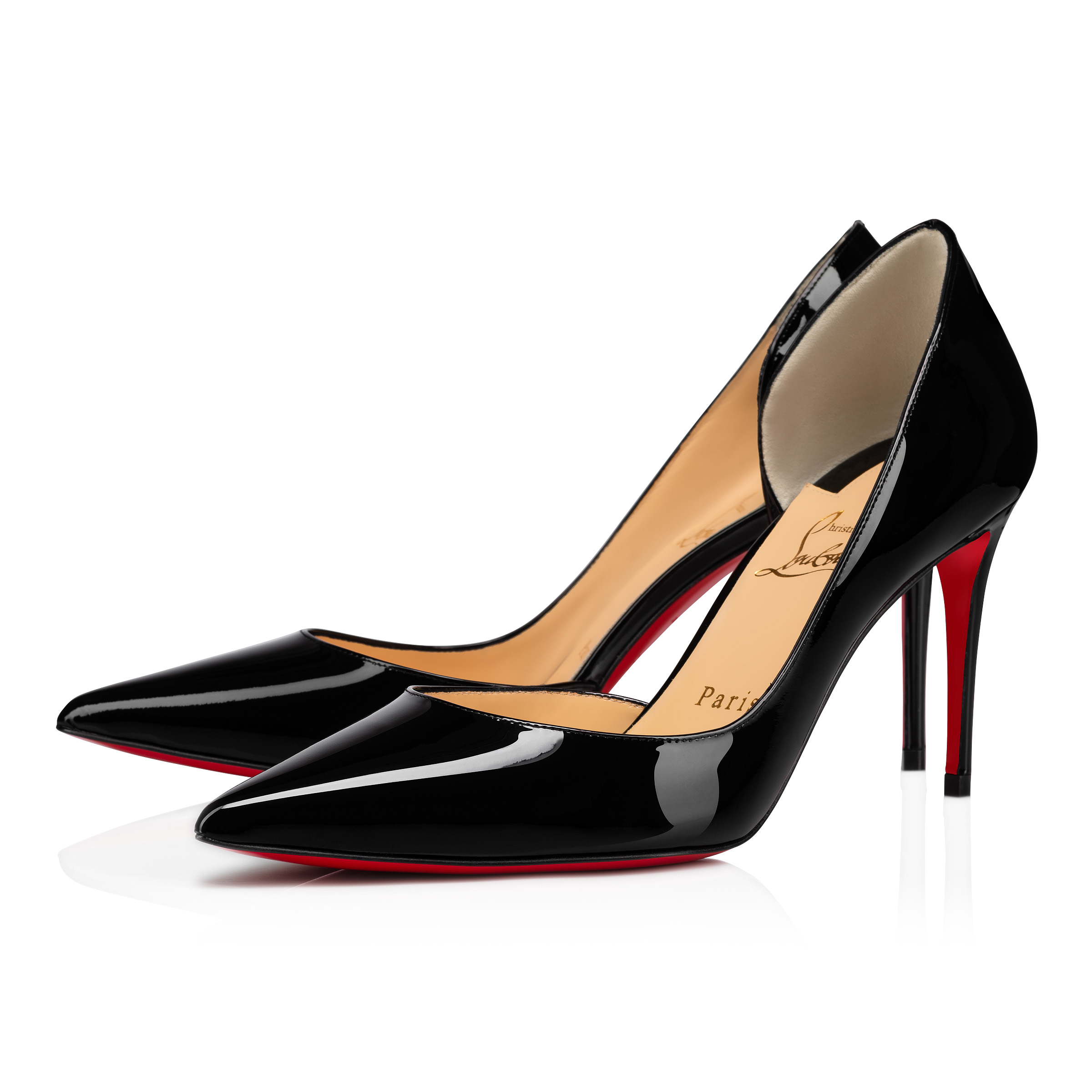 Iriza - 85 mm Pumps - Patent calf leather - Black - Women - Christian ...