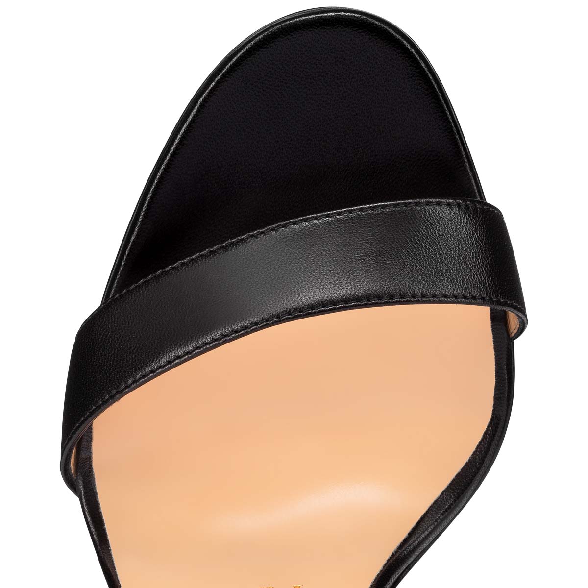 Lady Peep Suola Strass - 150 mm Pumps - Crepe satin - Black