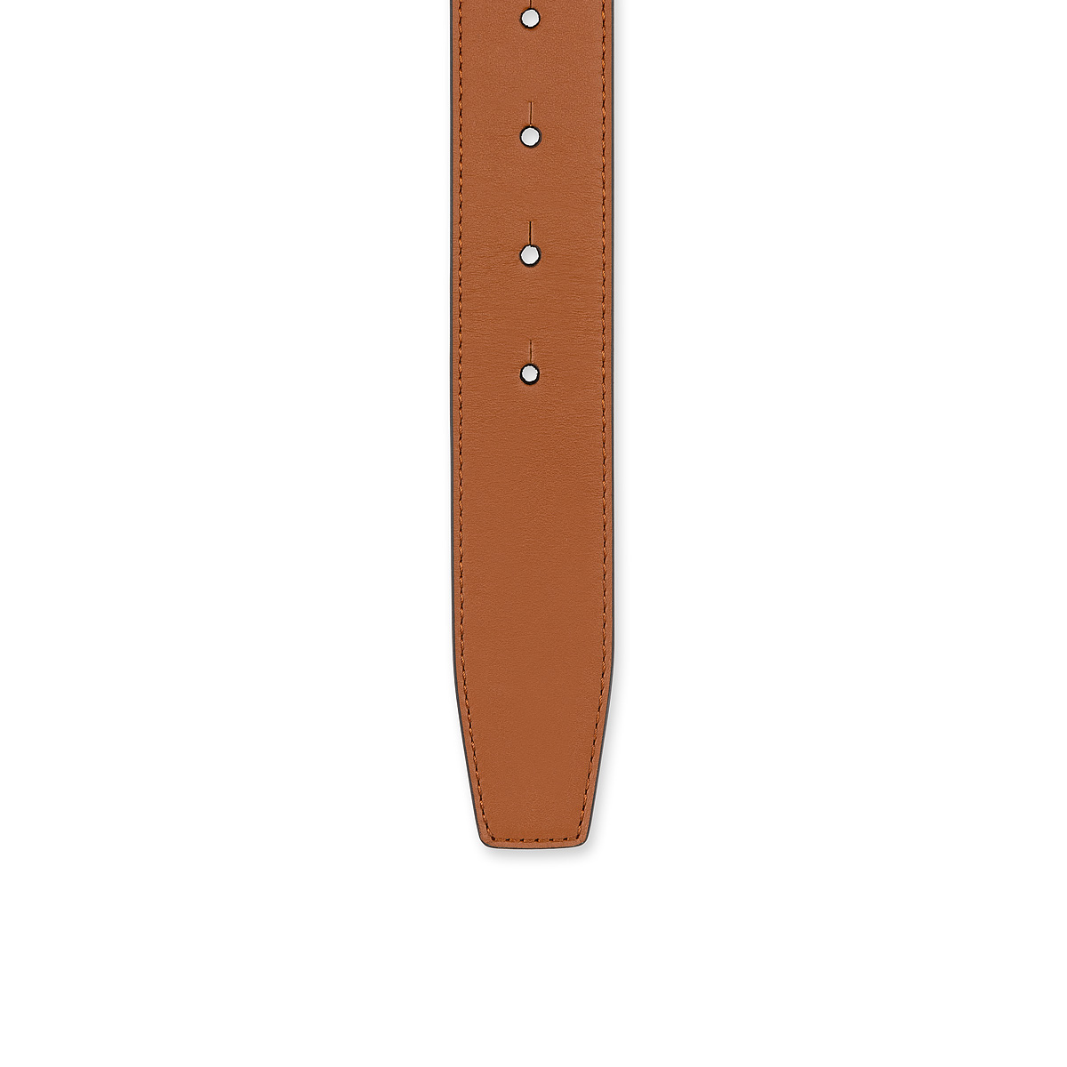 CL Logo - Belt - Calf leather - Brown - Christian Louboutin  display picture 3
