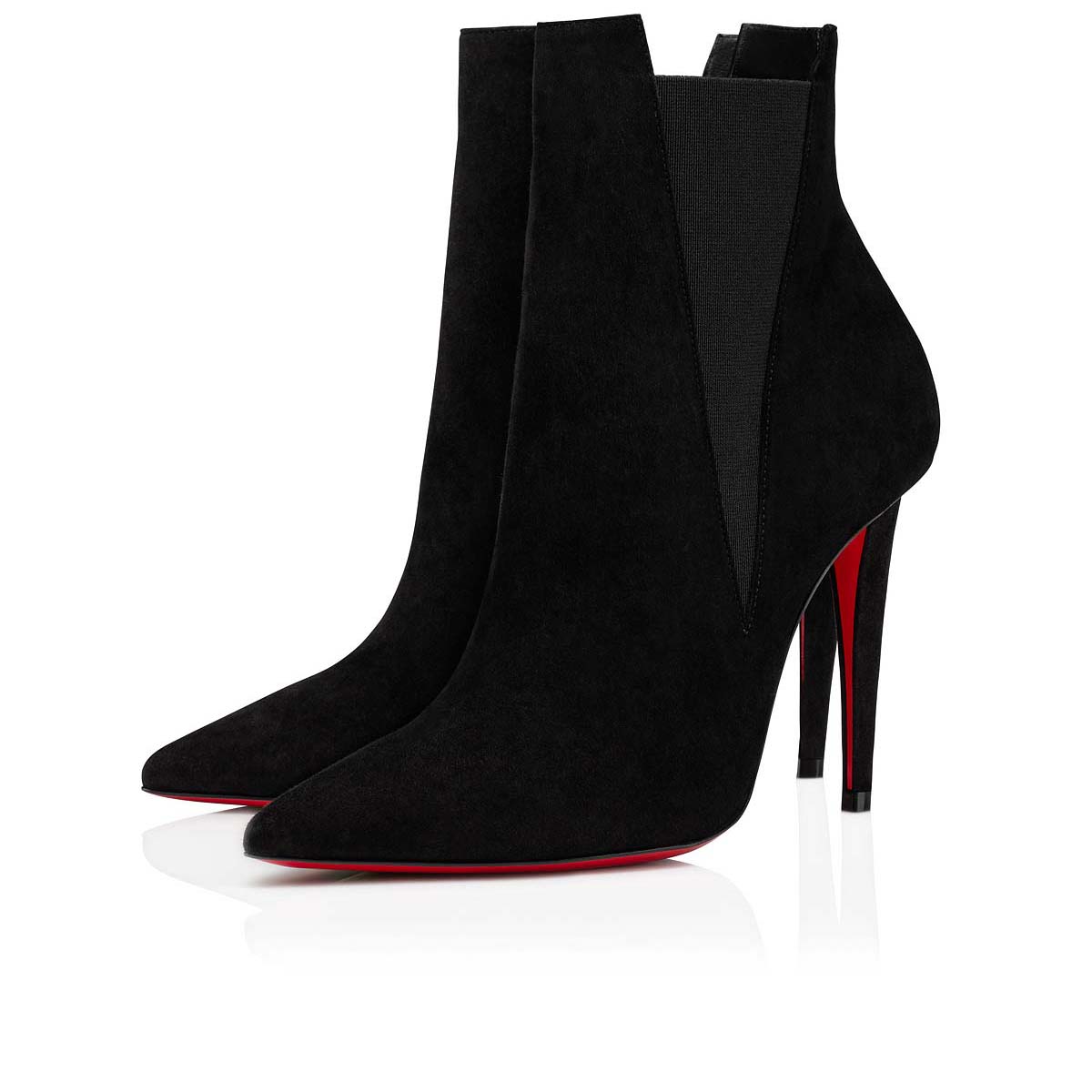 CHRISTIAN LOUBOUTIN Alix 100 studded suede boots · VERGLE
