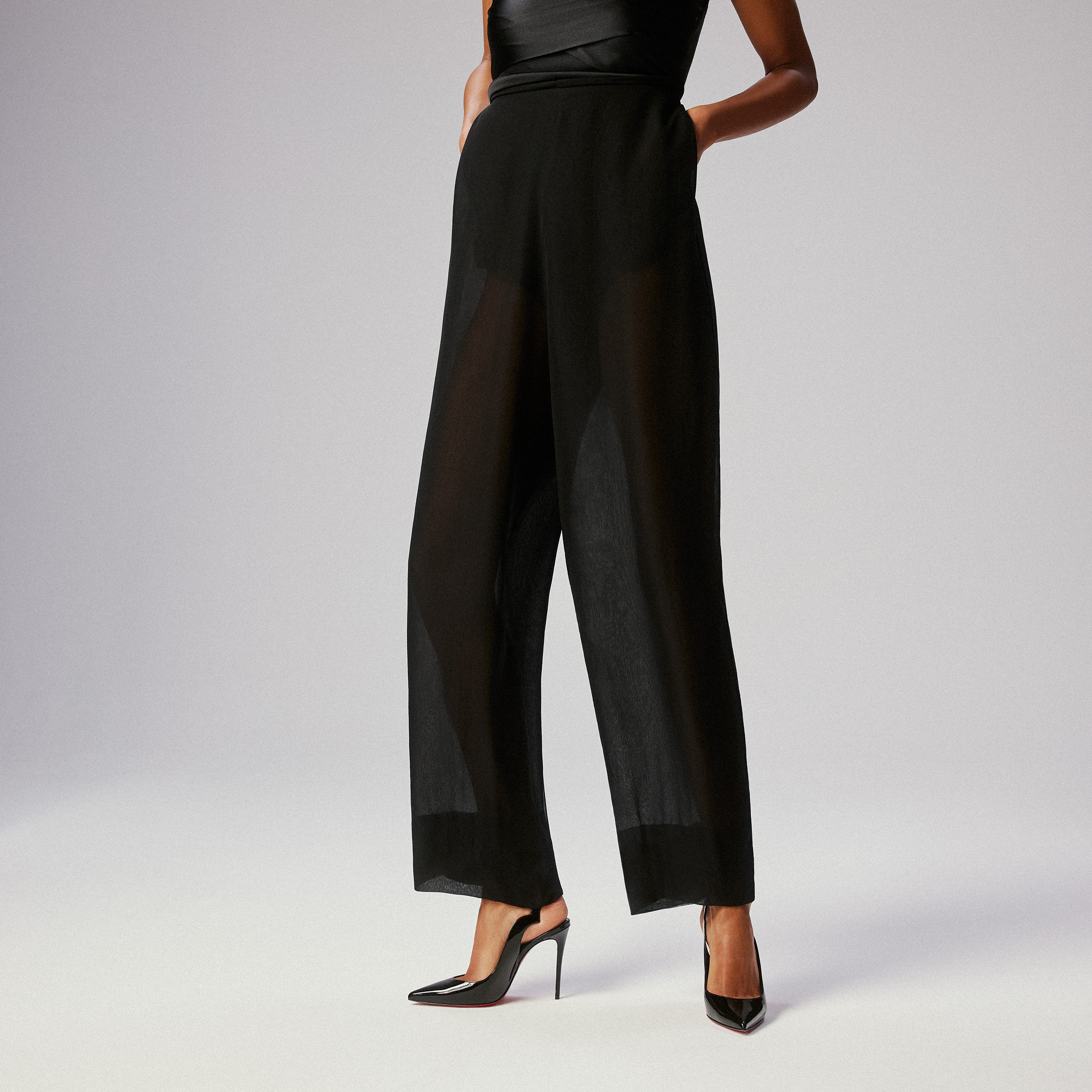 Hot Chick Sling - 100 mm Slingback pumps - Patent calf leather