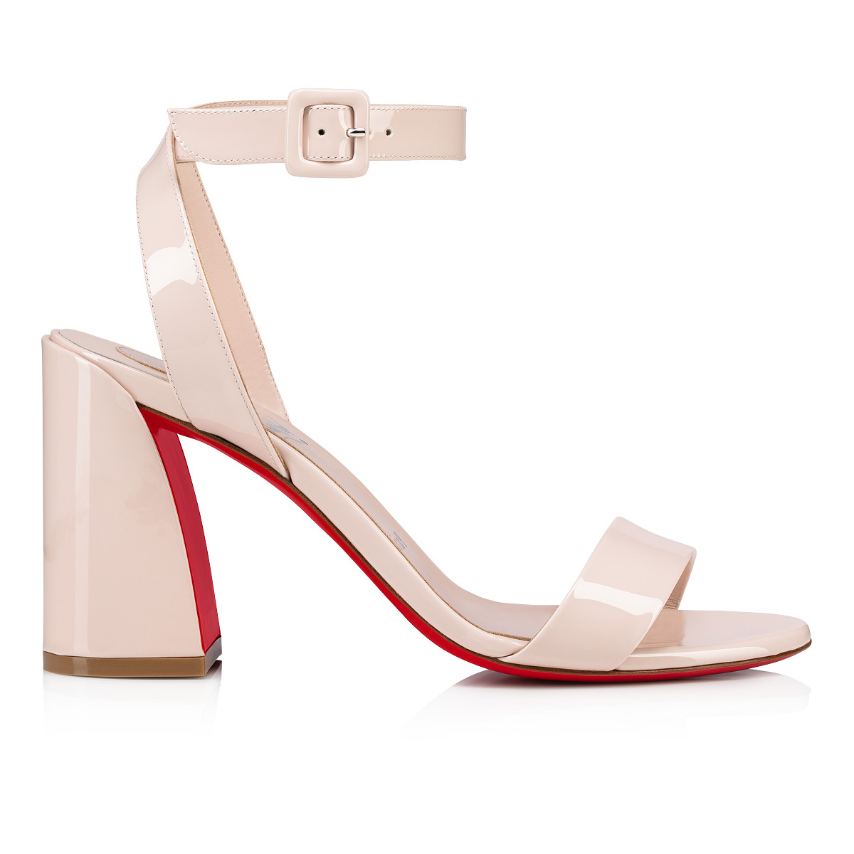 Miss Sabina - 85 mm Sandals - Patent calf leather - Leche