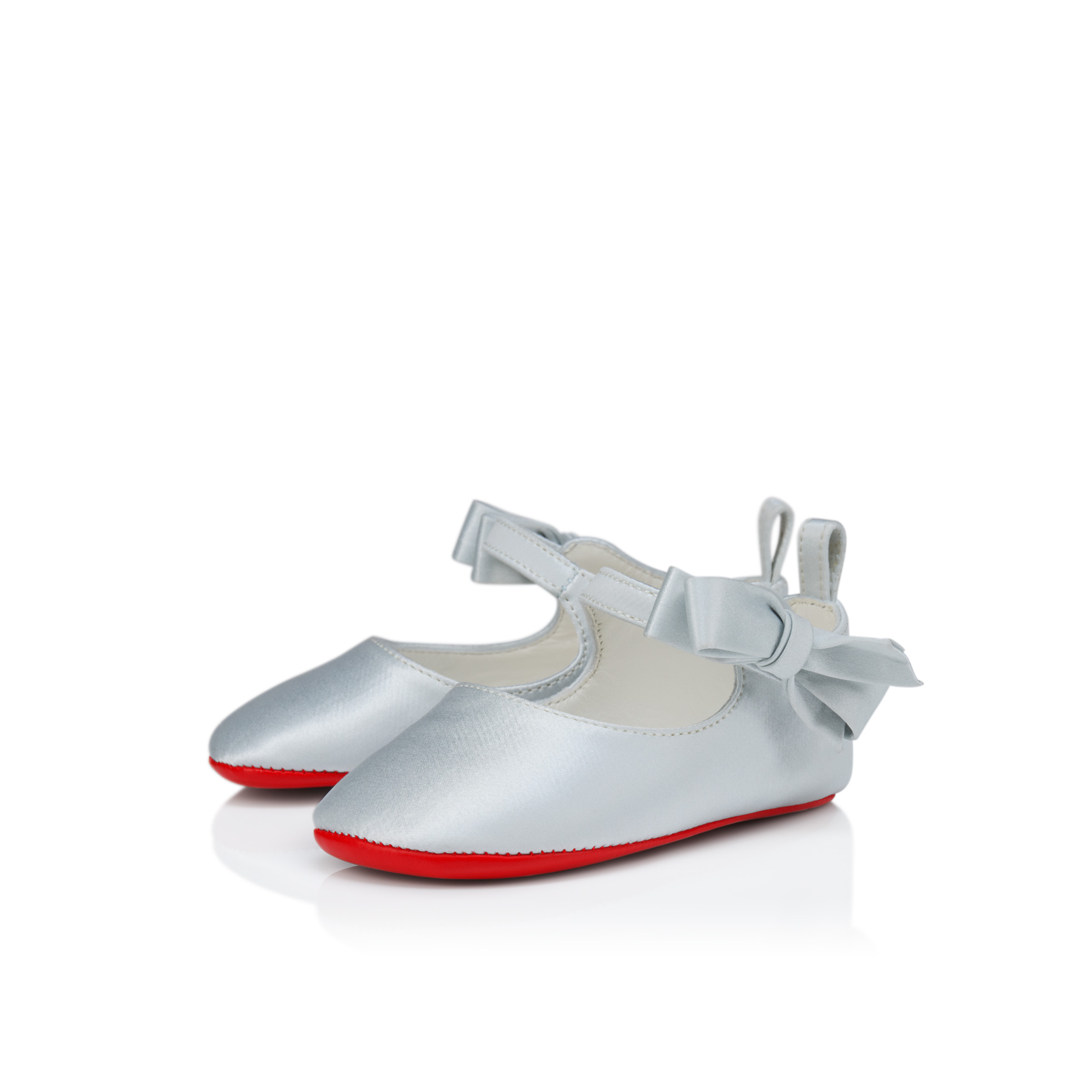 Lou Babe - Ballerinas - Crepe satin - Pastel Blue - Baby