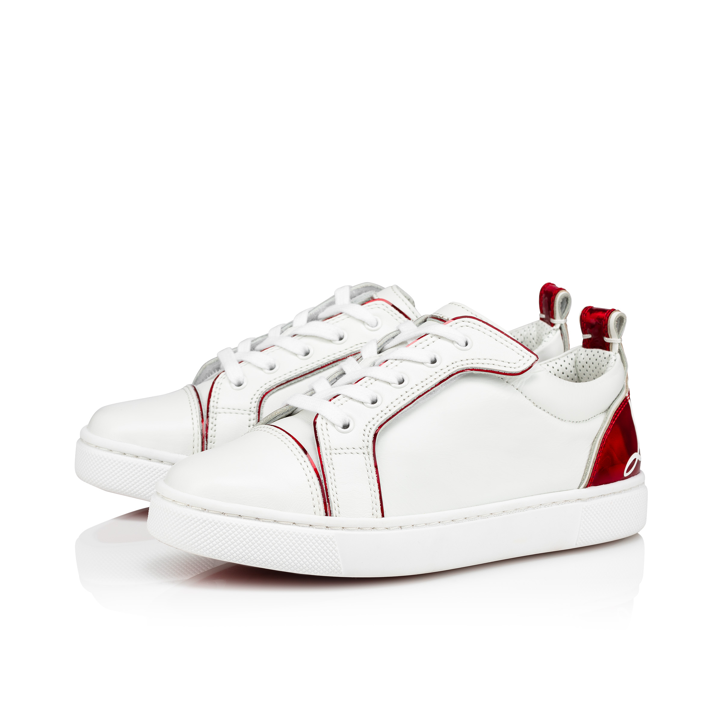 Funnyto - Low-top sneakers - Calf leather - Loubi - Kids