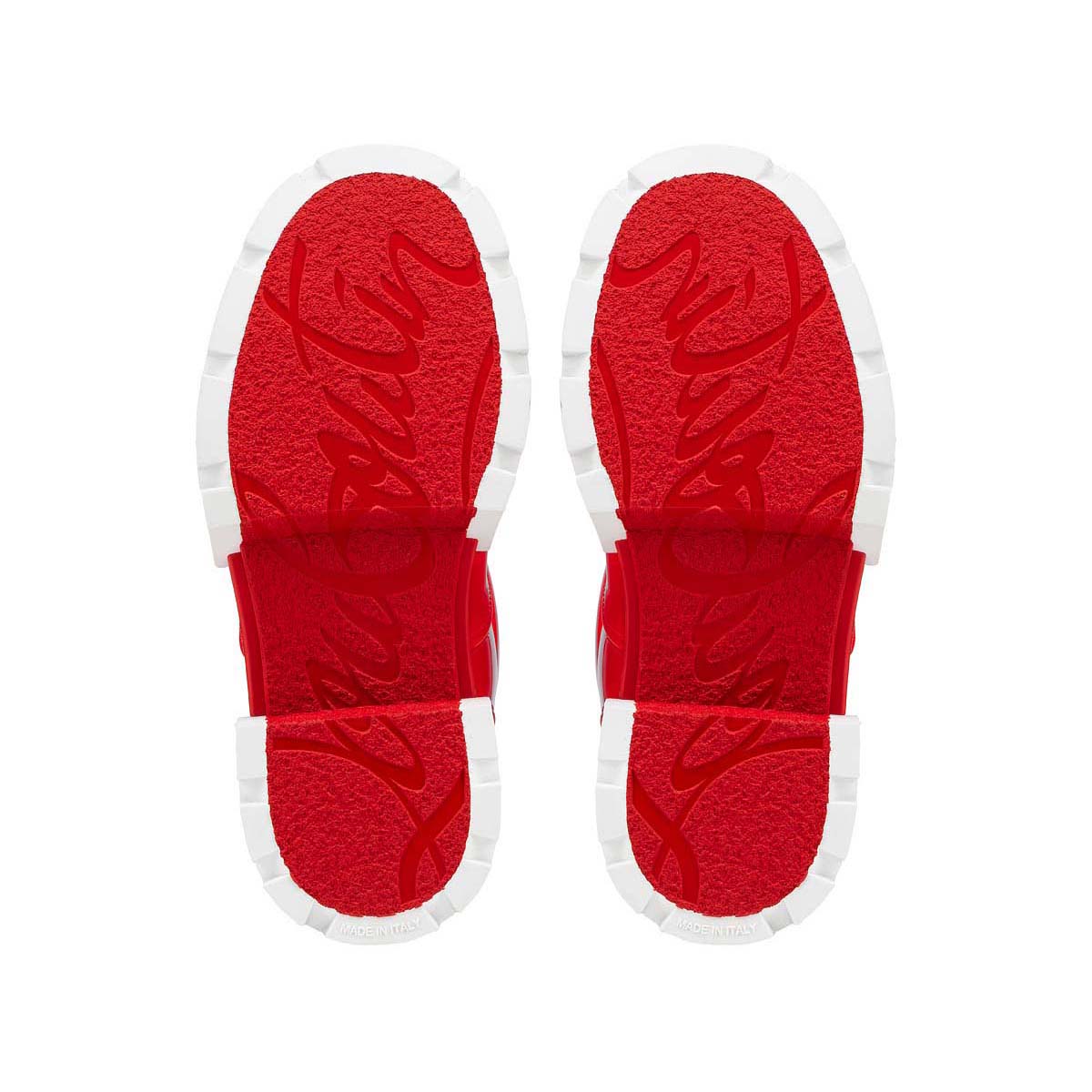 Flip flops Christian Louboutin Red size 41 EU in Rubber - 27447306
