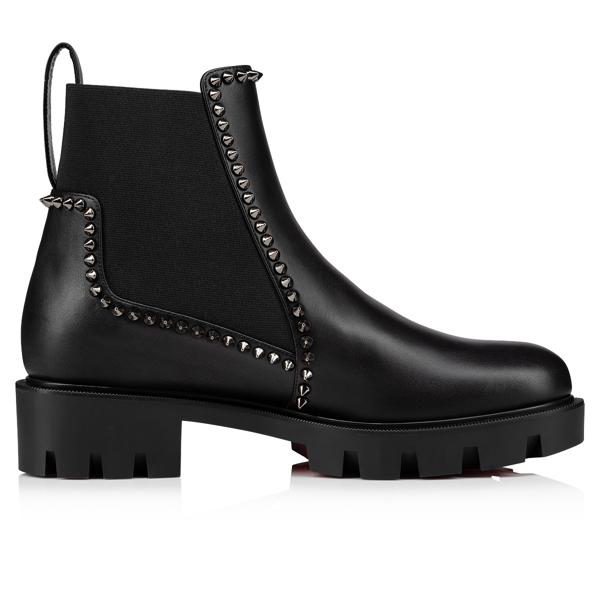 Louboutin ankle boots hot sale with spikes