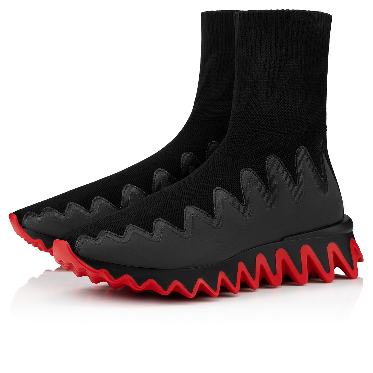Christian Louboutin Kids' Mini Sharky Sock Sneaker