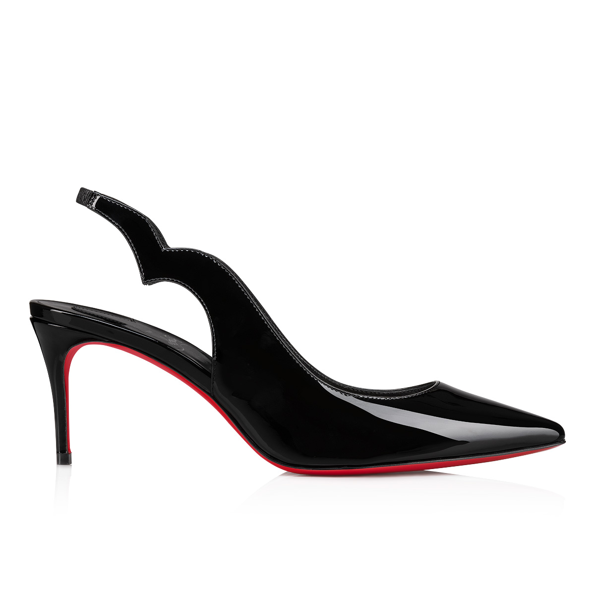 Hot Chick Sling - 70 mm Slingback pumps - Patent calf leather