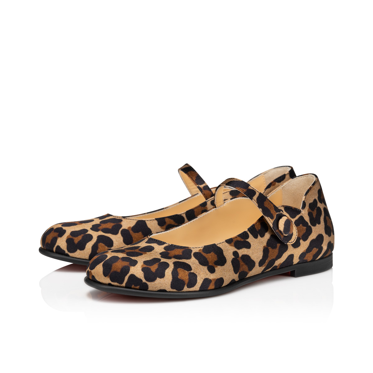 Melodie Chick - Ballerinas - Ballerinas - Crepe satin Pony Leo leopard ...