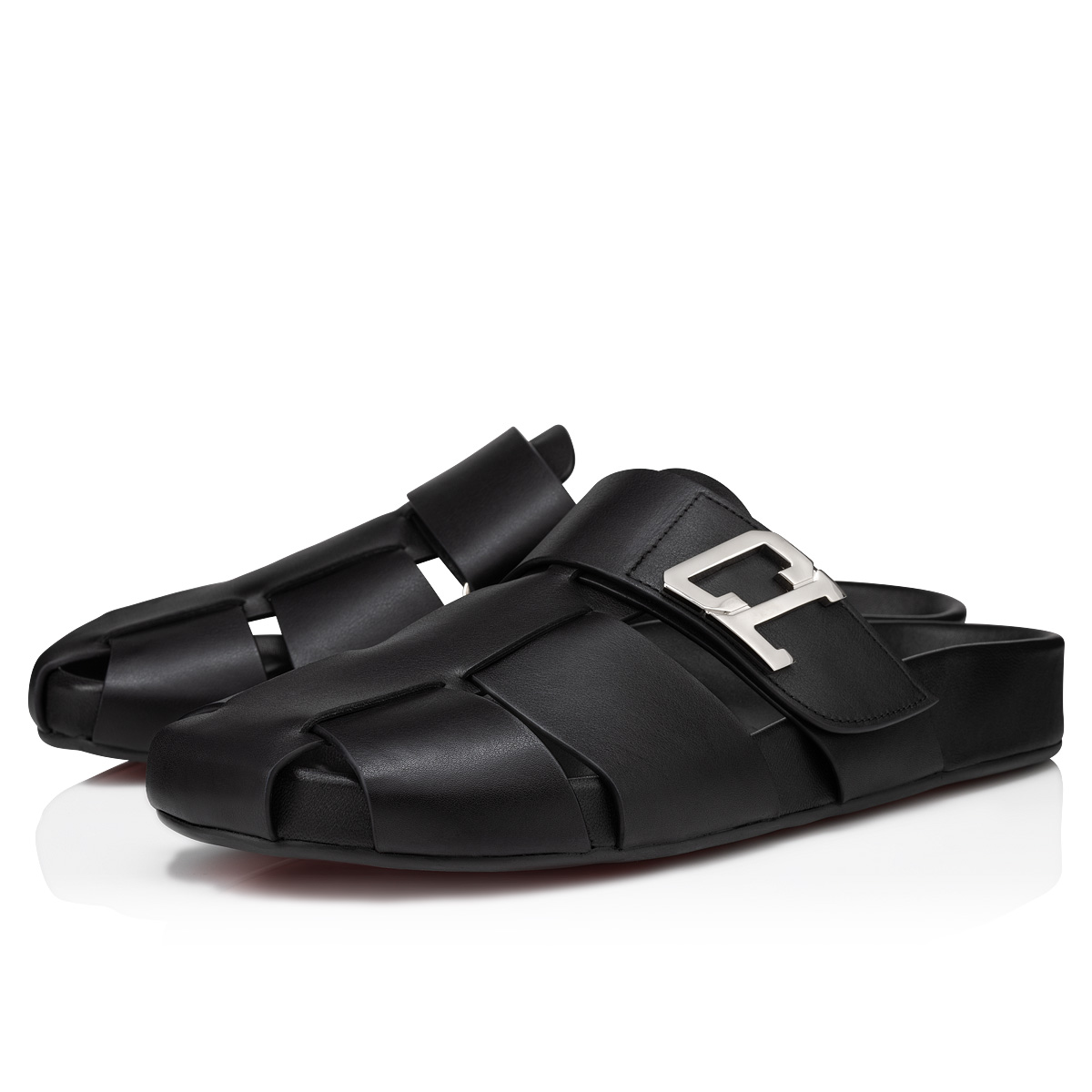 Christian Louboutin Sinouhe Mule Sandals Black Men's - 3210554 - US