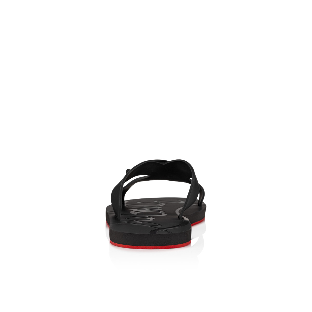 Loubi Cross - Mules - Rubber - Black - Men - Christian