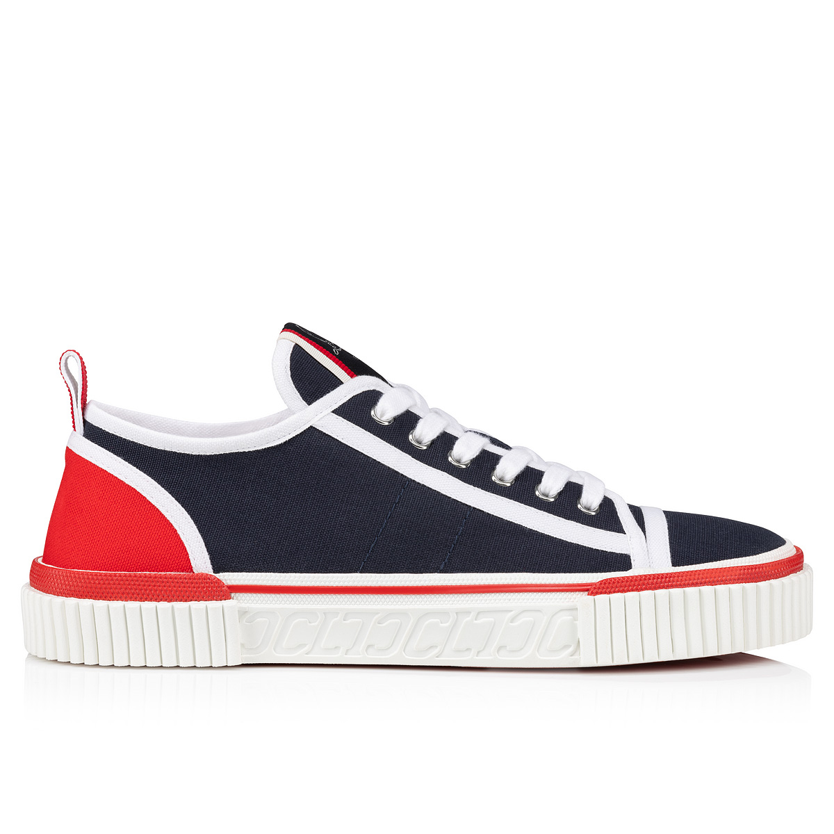 Christian Louboutin Pedro Cotton Junior Sneakers - White - 43.5