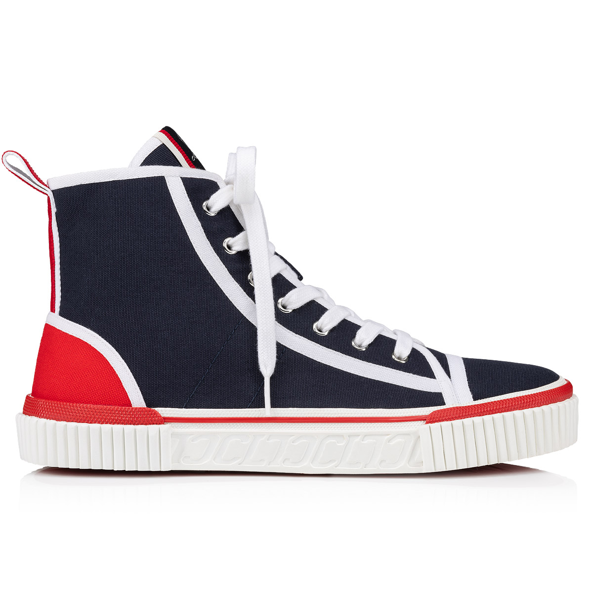 Christian Louboutin Authentic Sneakers Shoes Navy 42 Used from