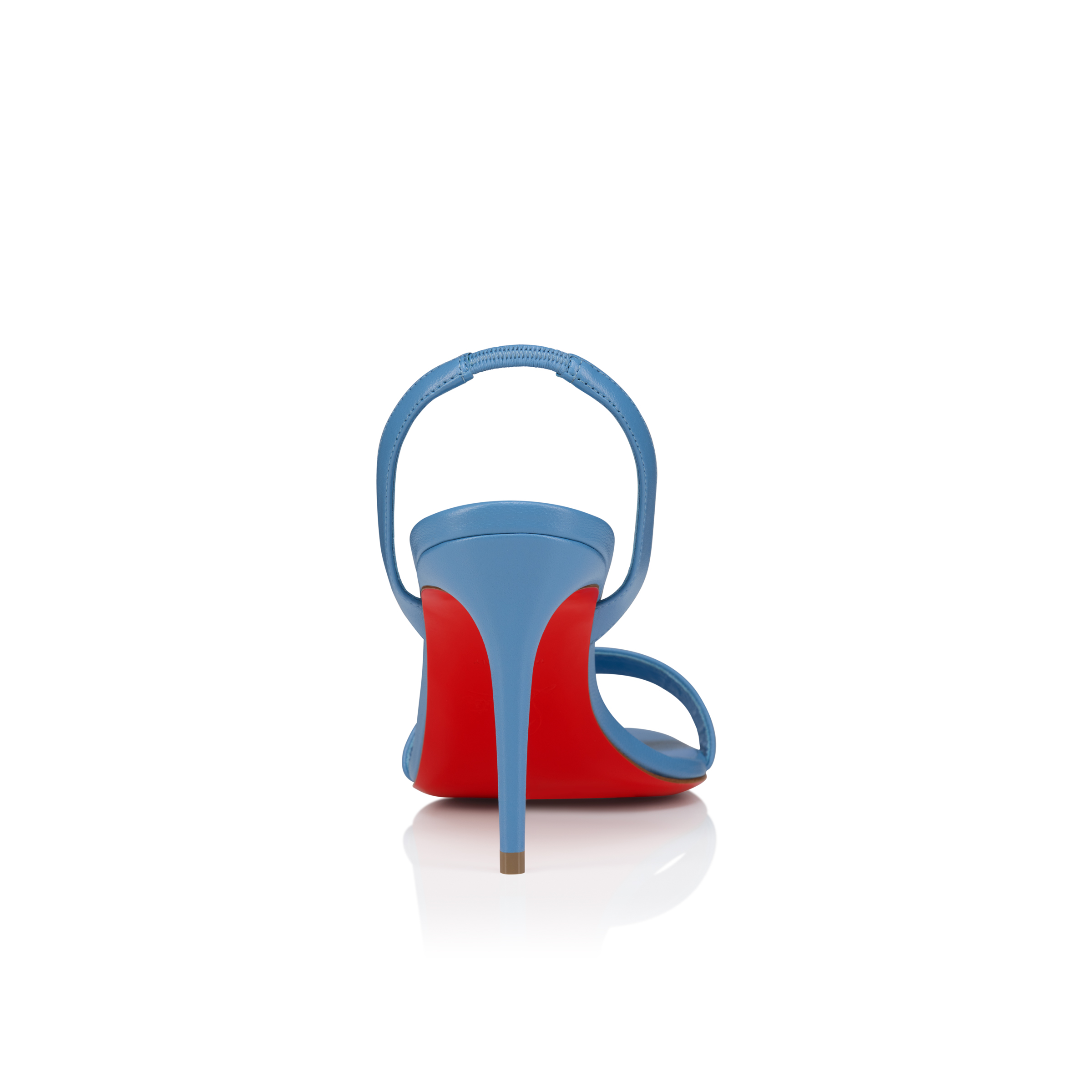 O Marylin - 85 mm Sandals - Lamb nappa leather - Ceruleo - Women