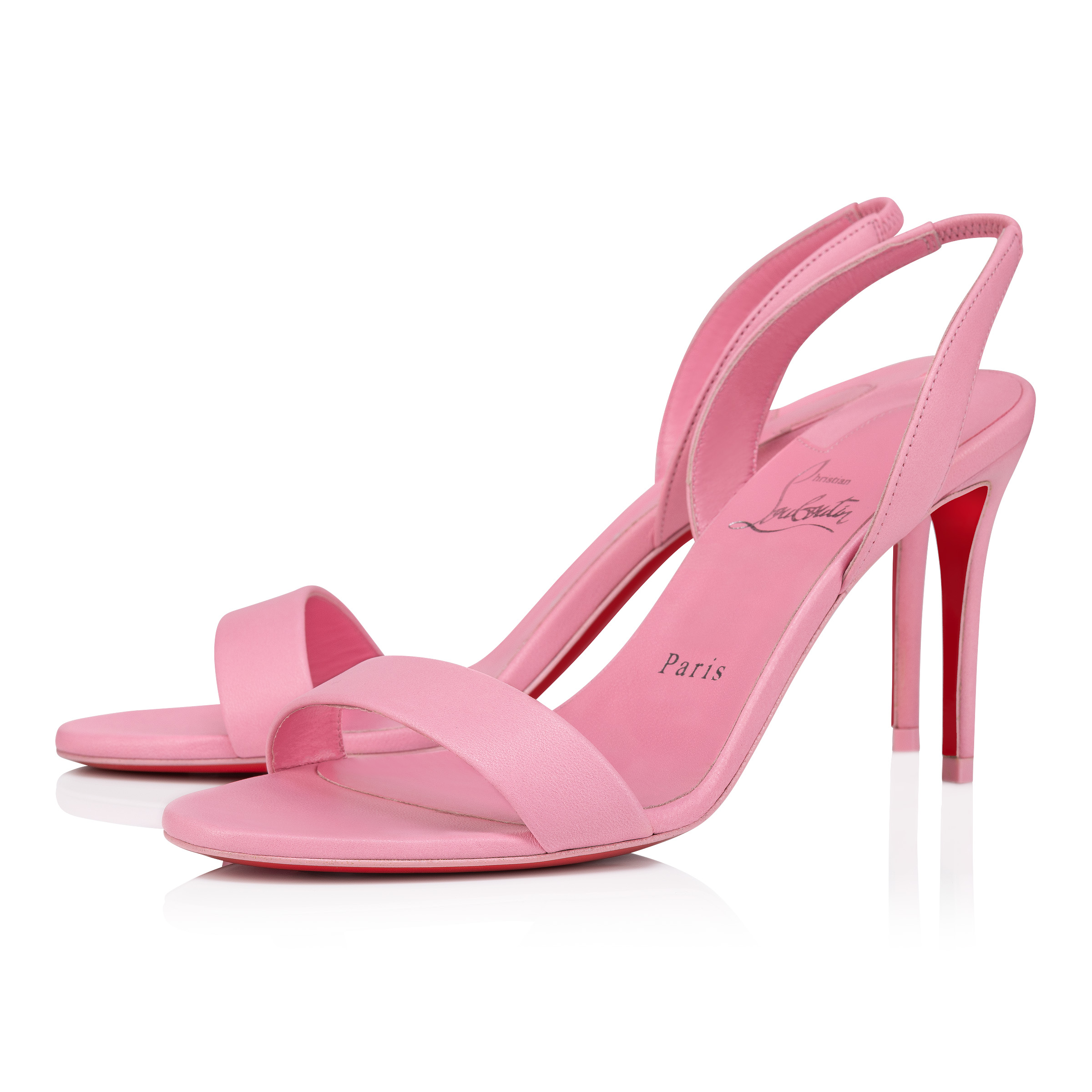 Christian louboutin pink sandals store