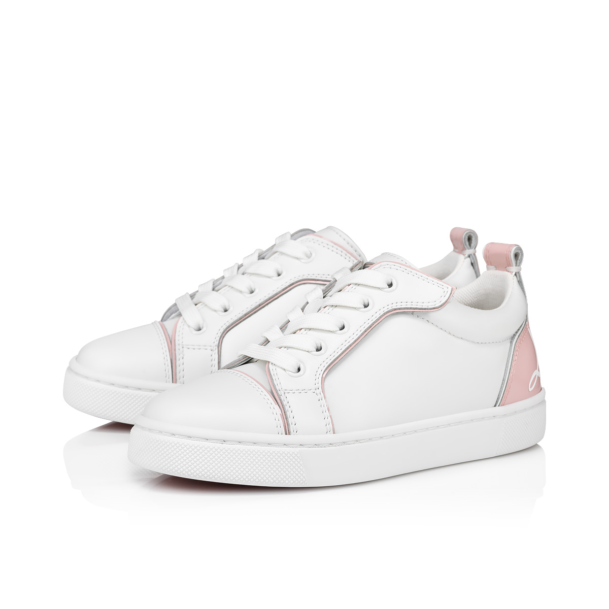 Funnyto - Sneakers - Calf leather and patent calf leather - Rosy - Kids ...