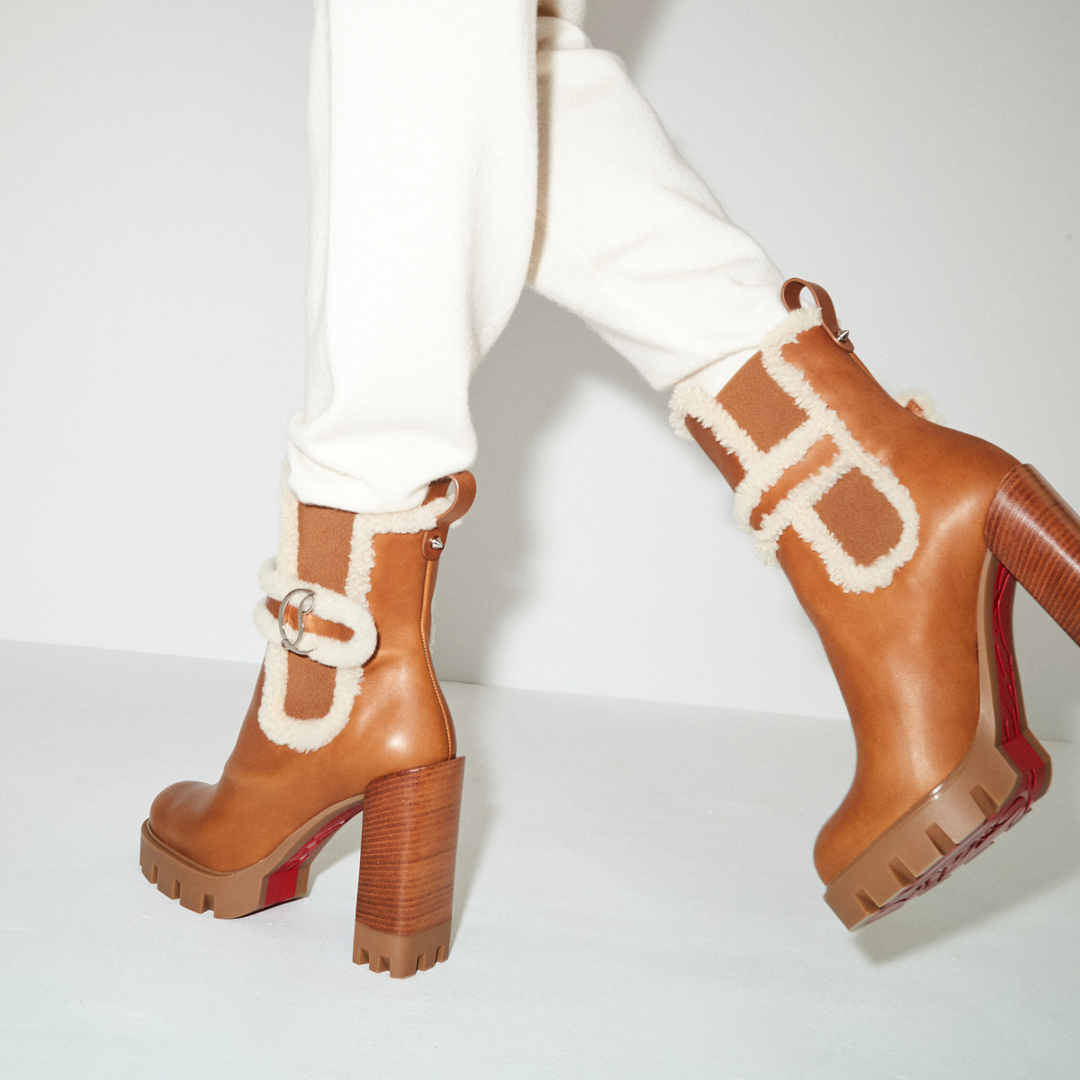 Christian Louboutin Women's Chelsea Lug Boots