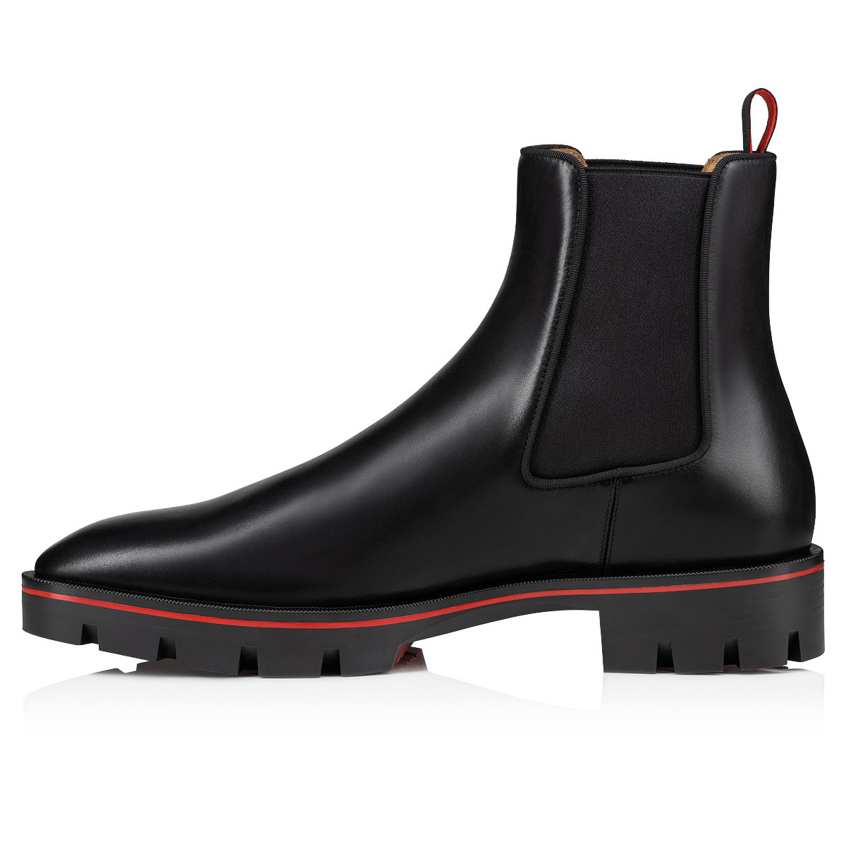 Christian Louboutin Men's Alpinosol Lug Sole Chelsea Boots