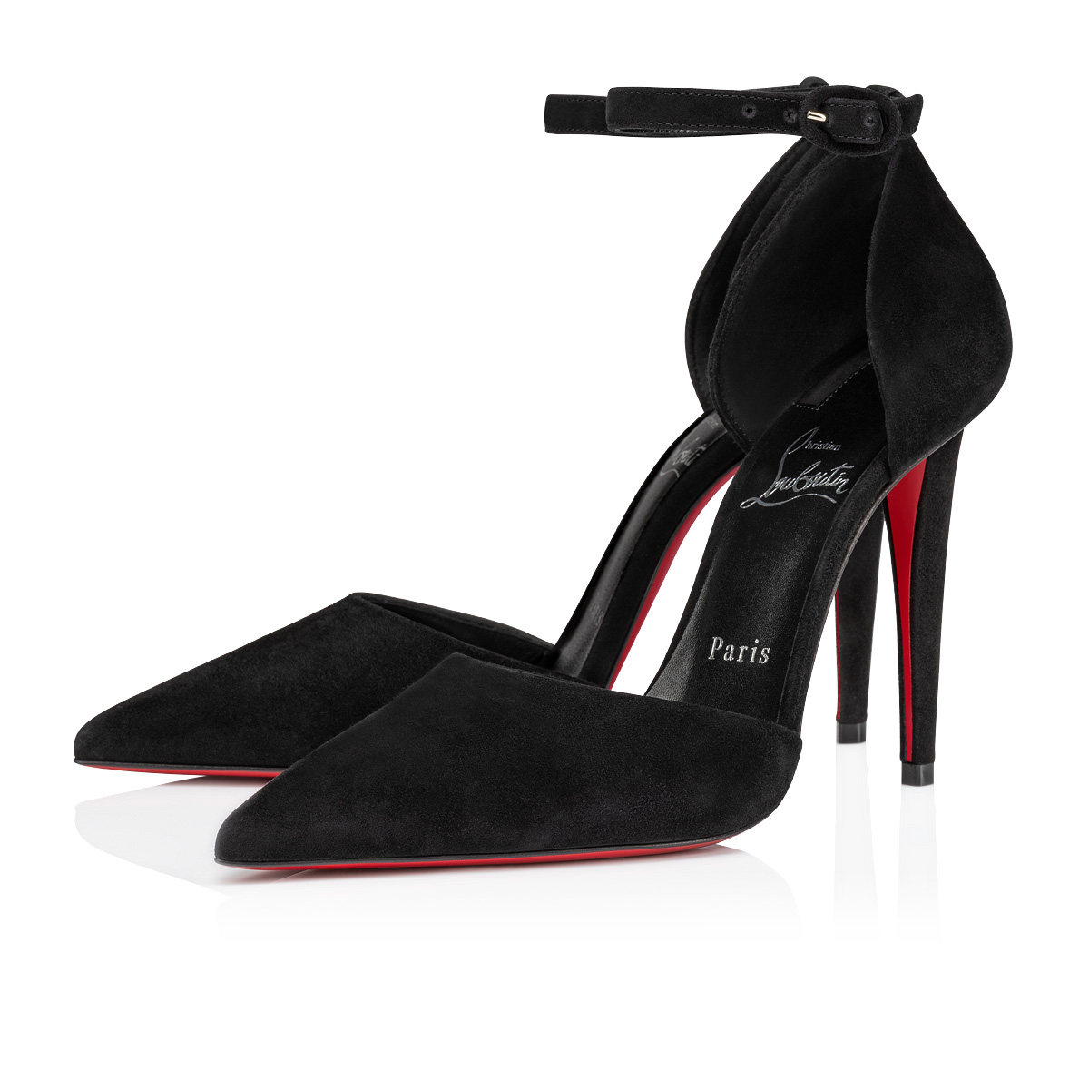 Loubi Queen - 120 mm Sandals - Nappa leather - Black - Christian Louboutin  United States