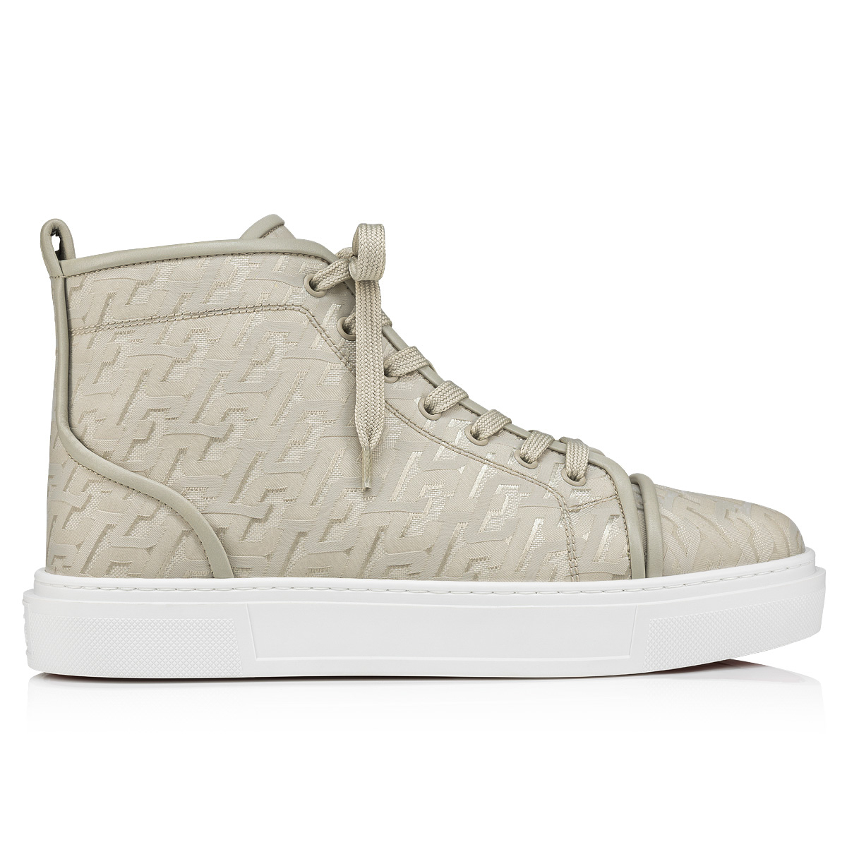 Adolon - High-top sneakers - Nylon CL Varsity print and calf