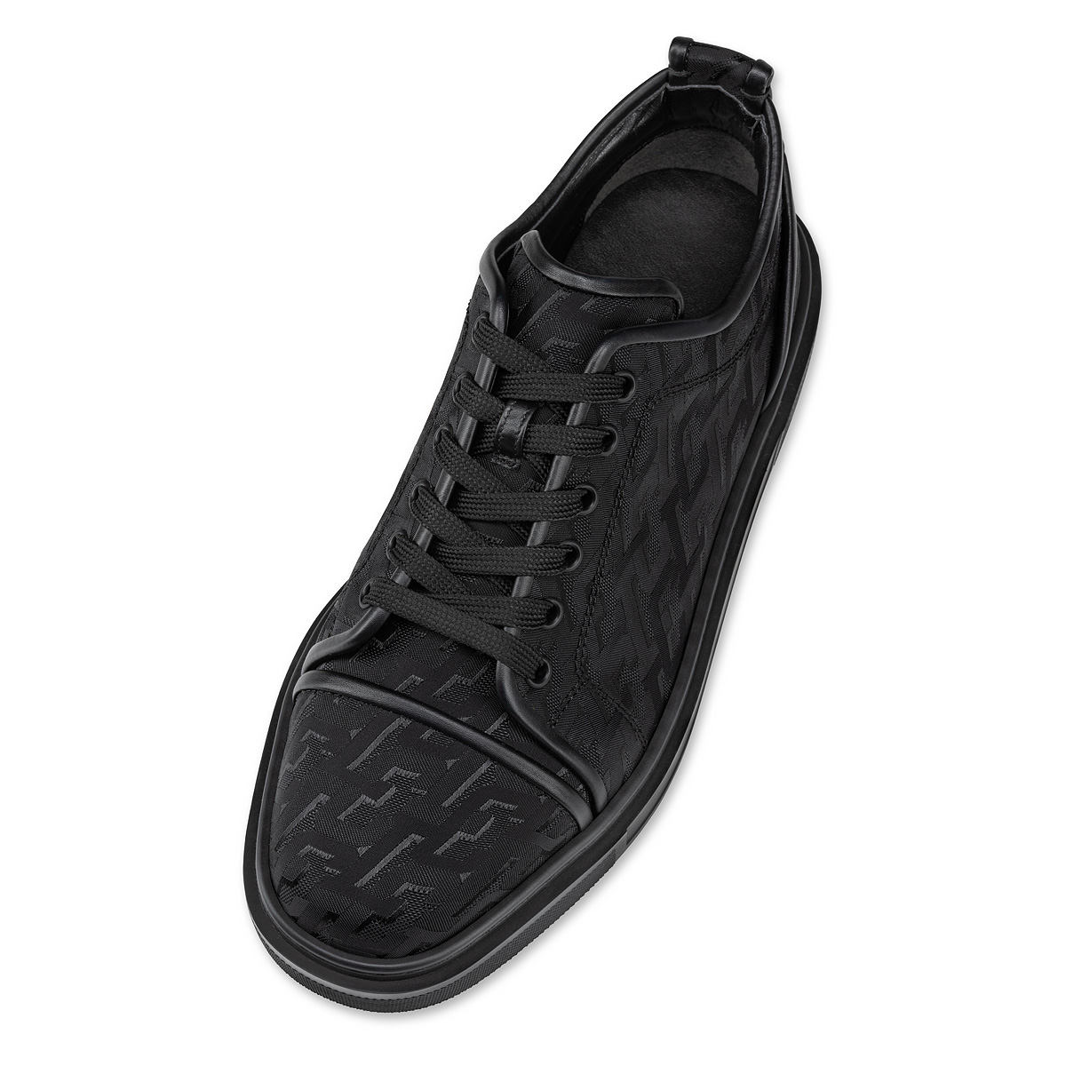 Christian Louboutin Black Adolon Junior Sneaker