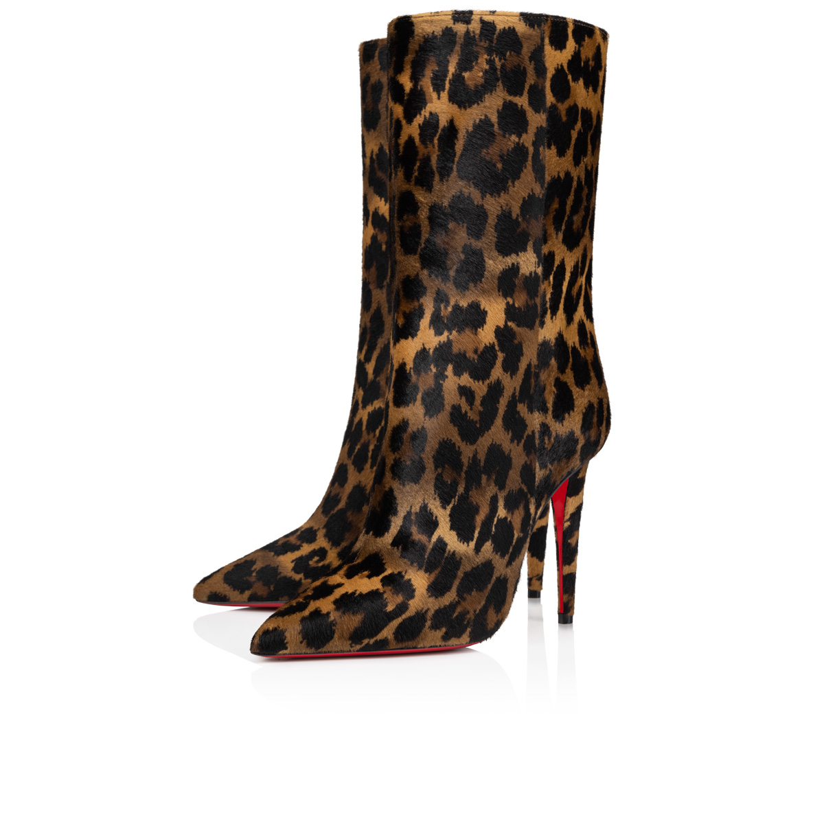 Christian Louboutin Women's Astrilarge Booty Leather Ankle Boots