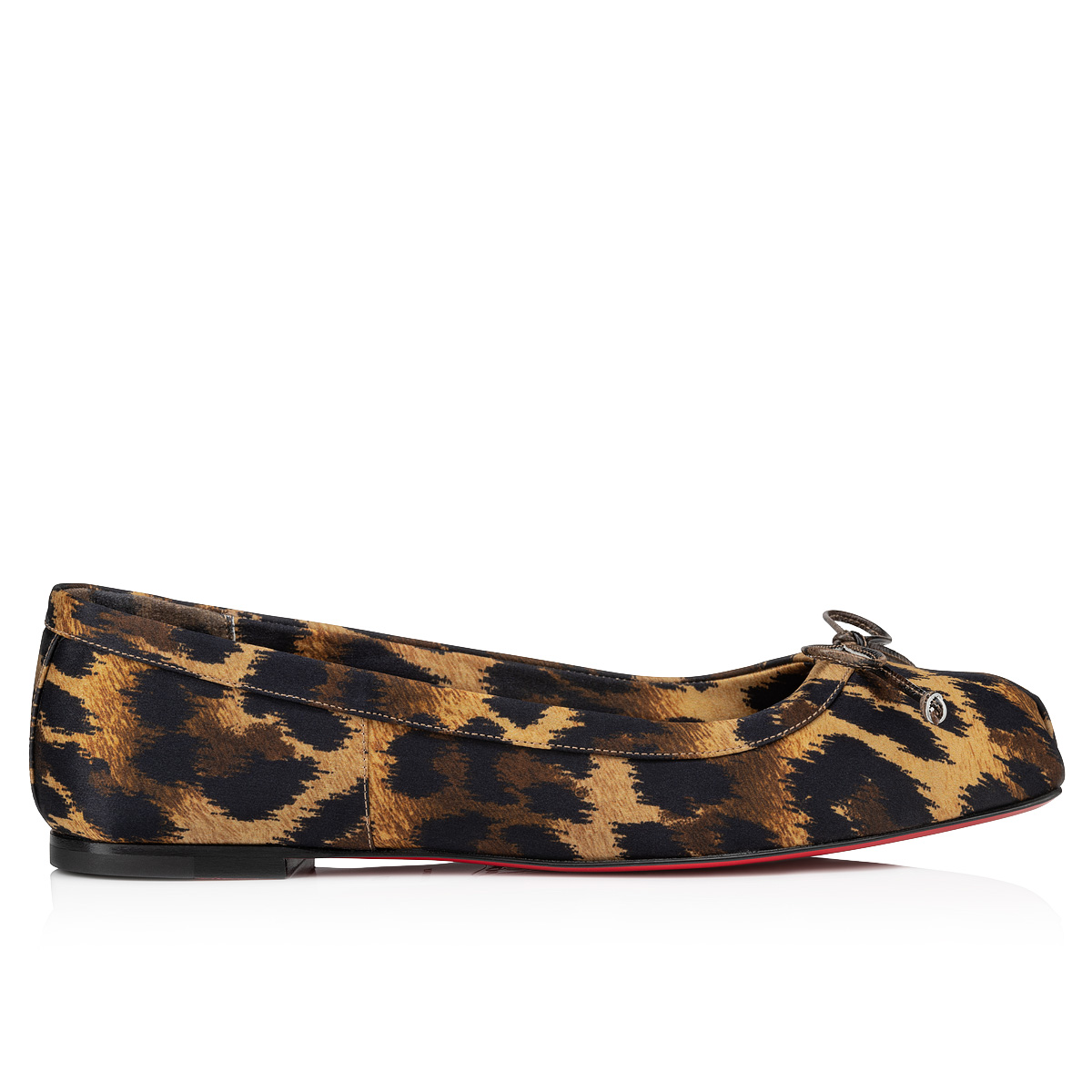 Christian Louboutin Brown Leopard Mamadrague Ballerina Flats