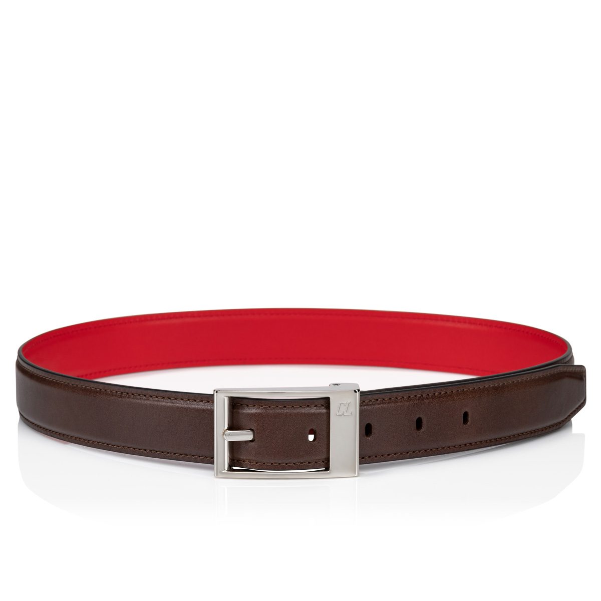 Christian Louboutin Men's Bizbelt Leather Belt