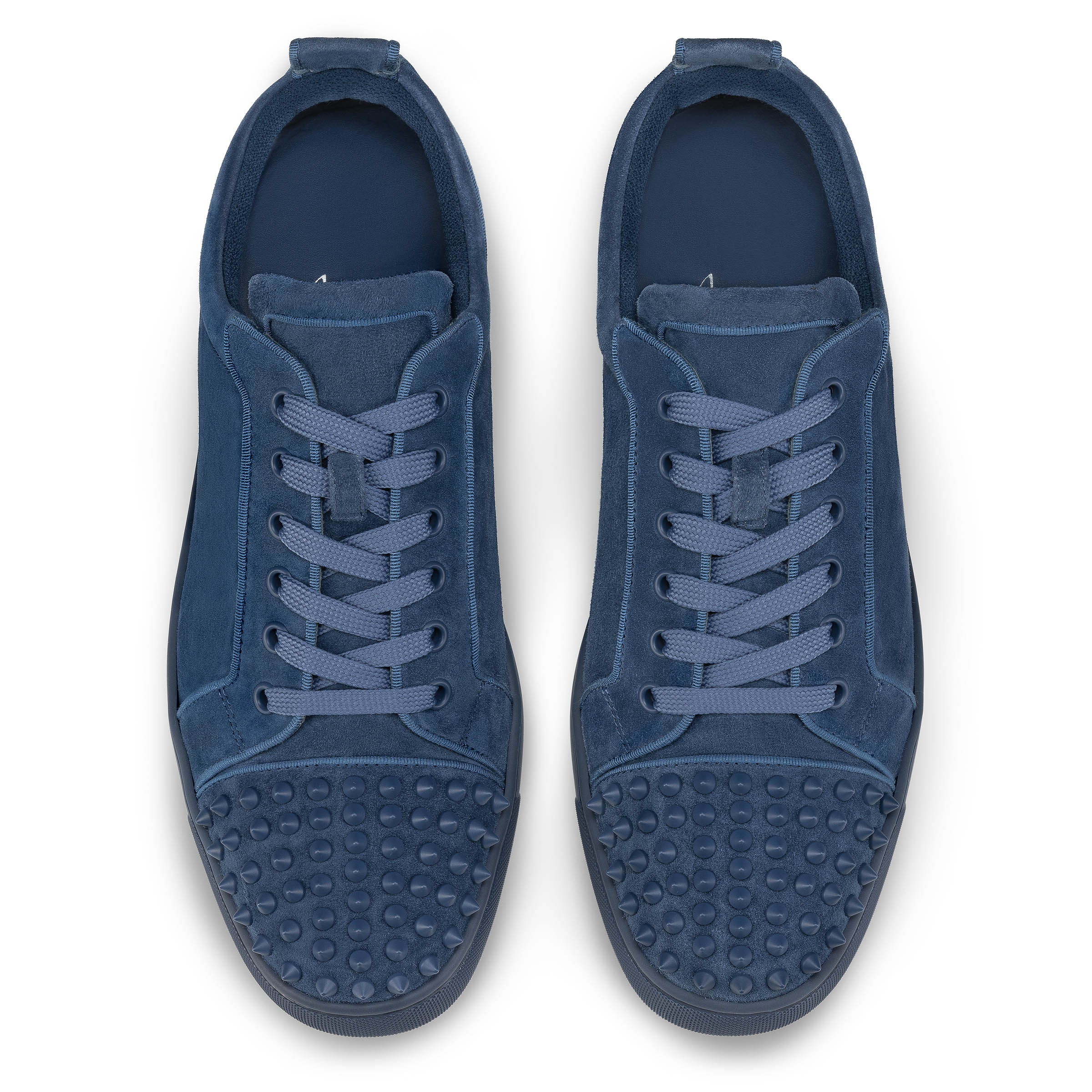 ☆24AW☆Christian Louboutin☆Louis Junior Spikes デニム Louis Junior Spikes - Sneakers - Veau velours and spikes
