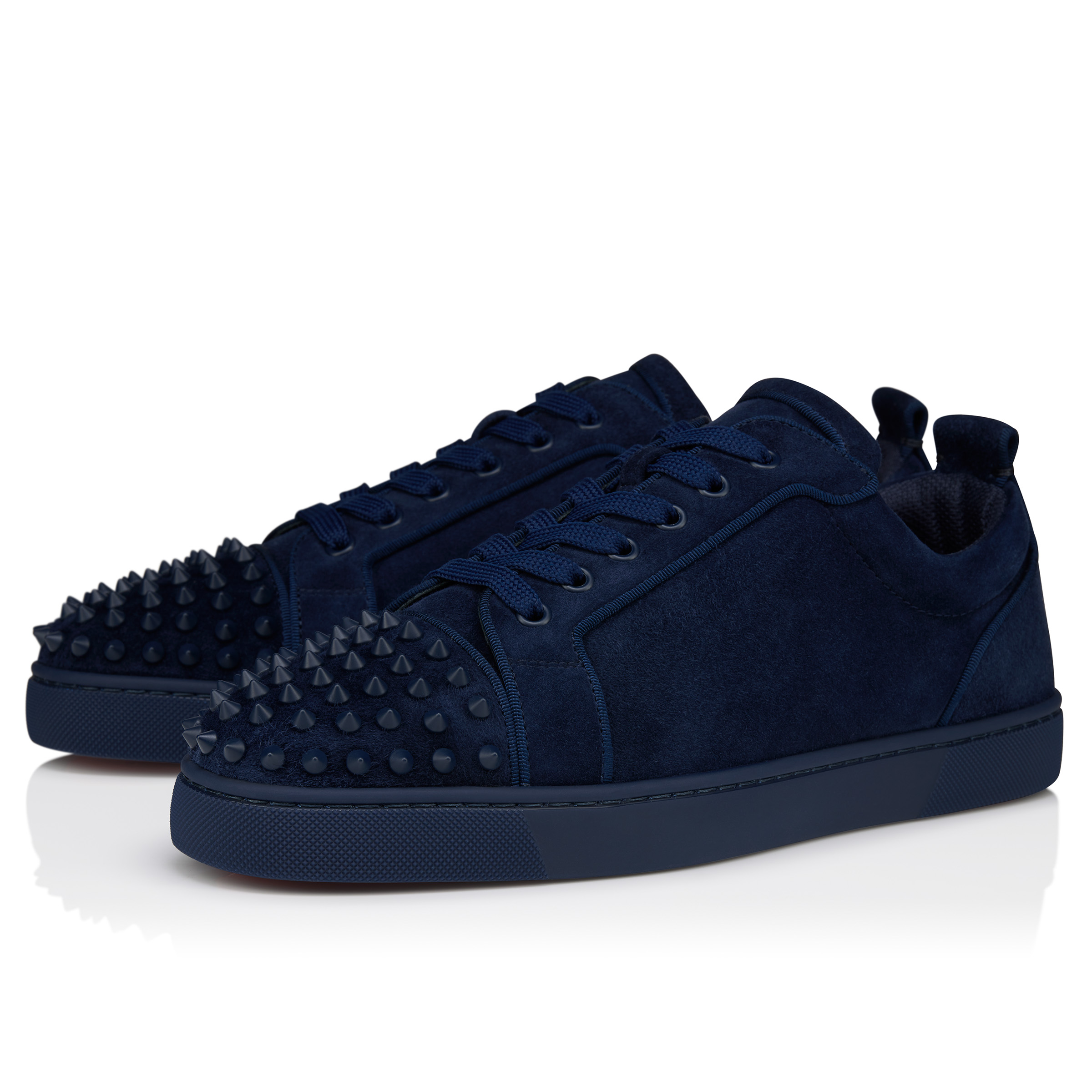 Louis Junior Spikes - Sneakers - Veau velours and spikes - Zaffiro