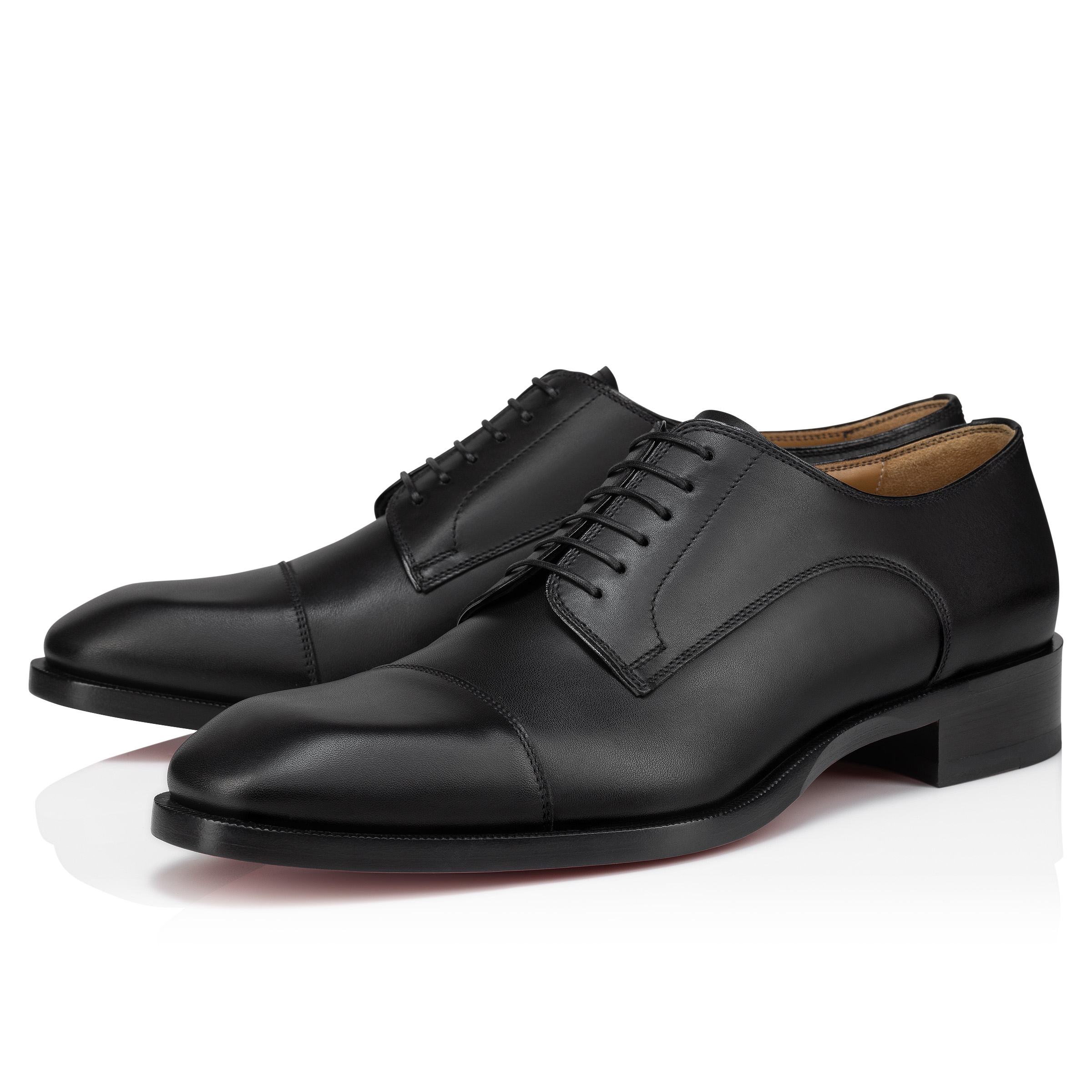 Black louboutin trainers mens sale