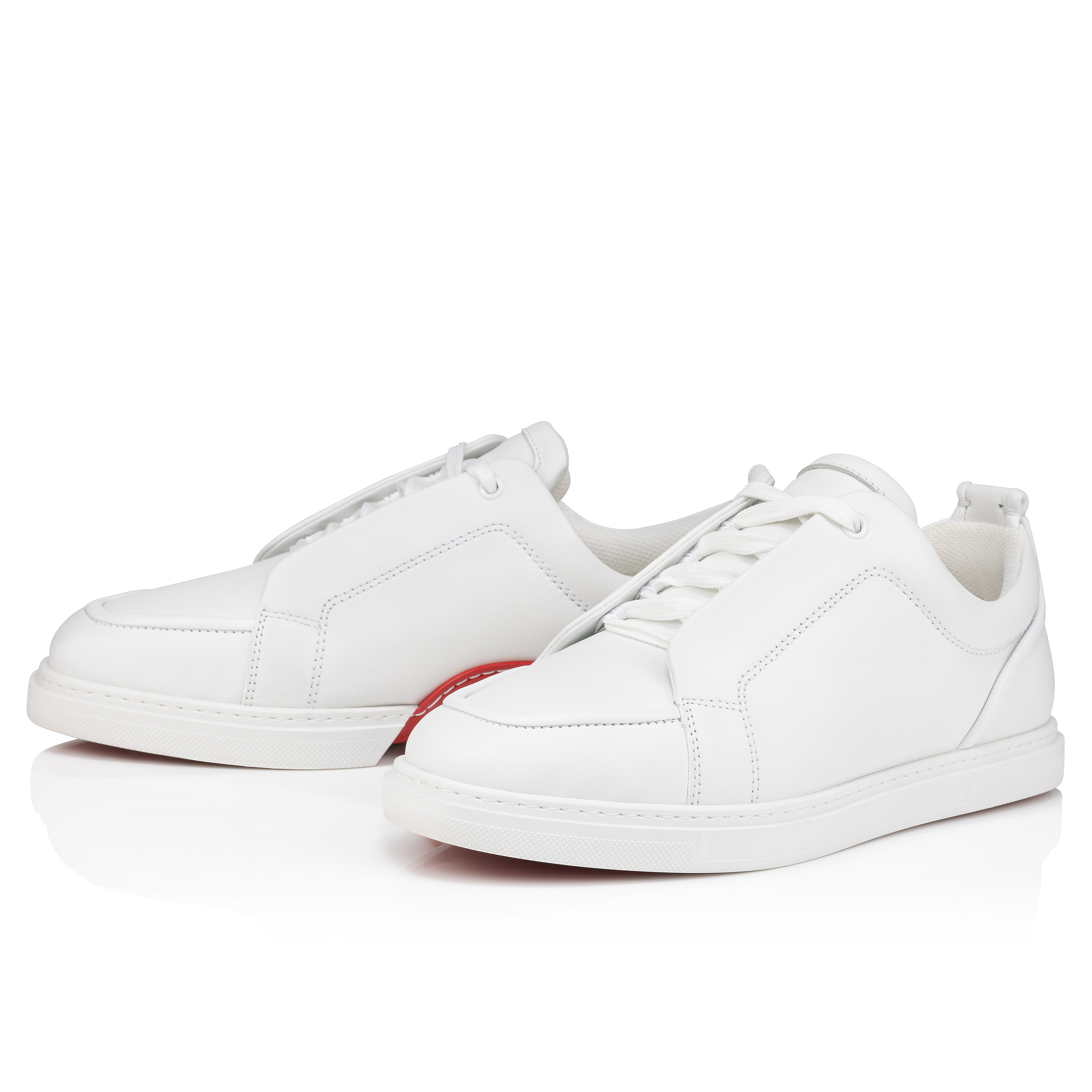 Christian Louboutin Jimmy Leather Sneaker White