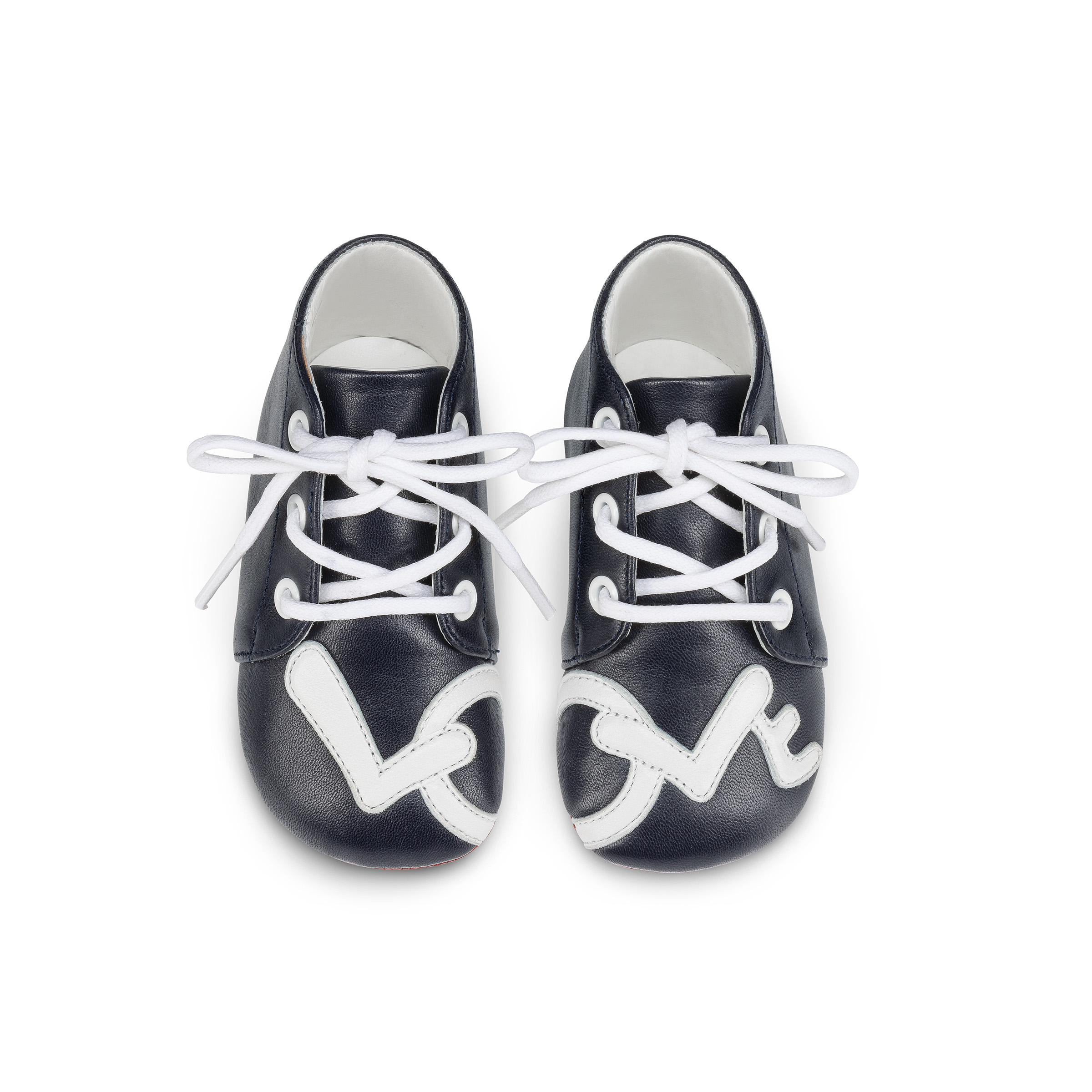 Baby Love Derbies Lamb nappa leather Navy Baby Christian