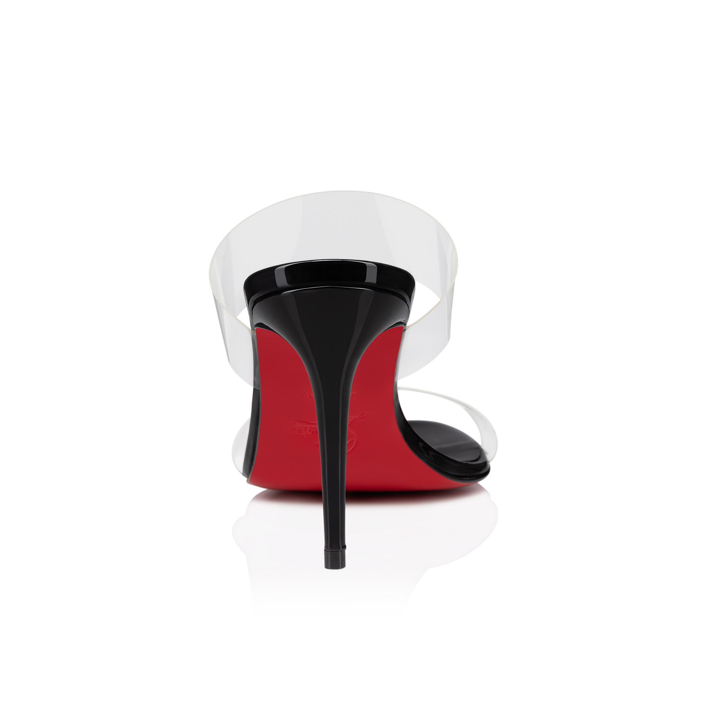 Just Nothing 85 mm Mules Patent leather and TPU Black Women Christian Louboutin United States