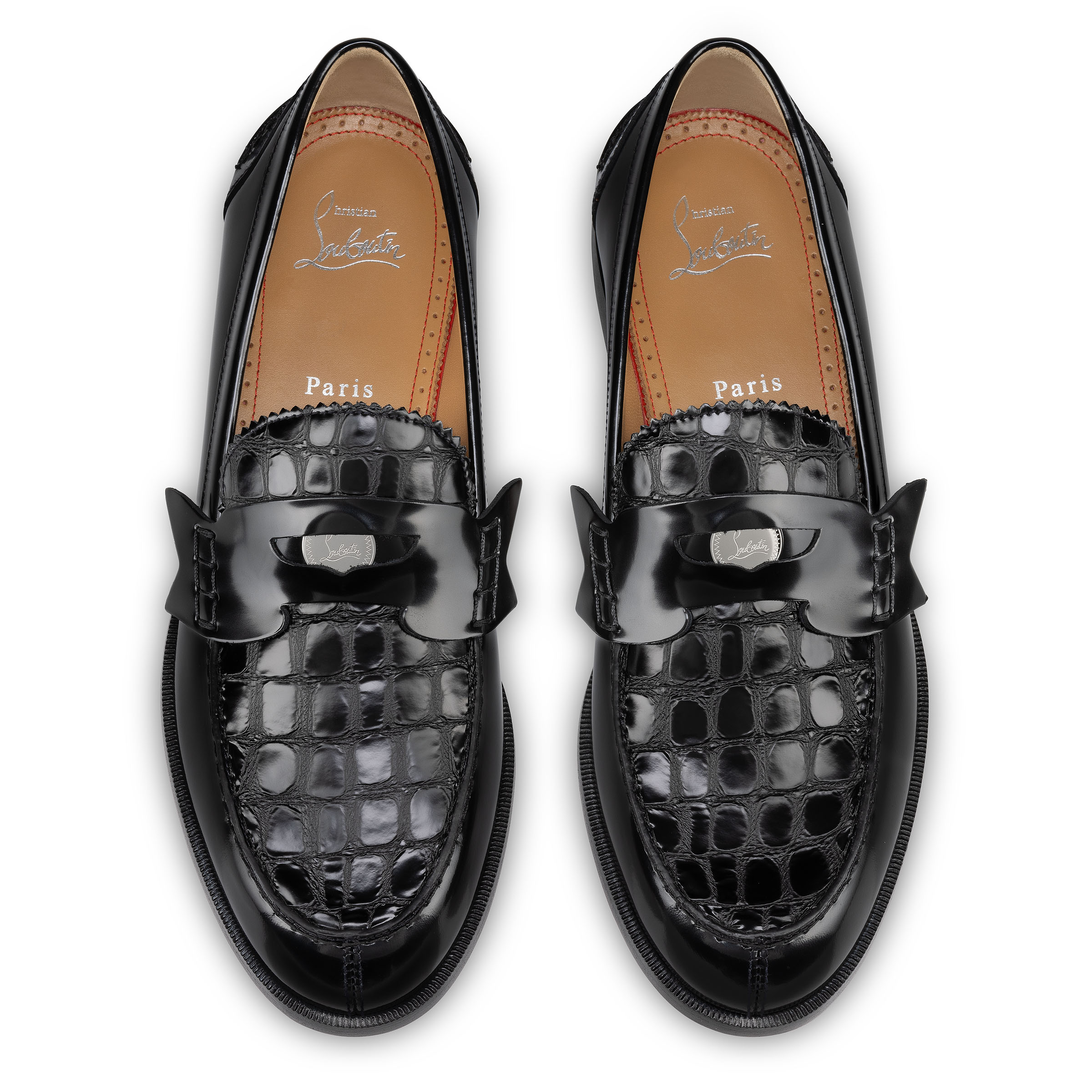 Penny - Loafers - Abrasivato calf leather - Black - Men