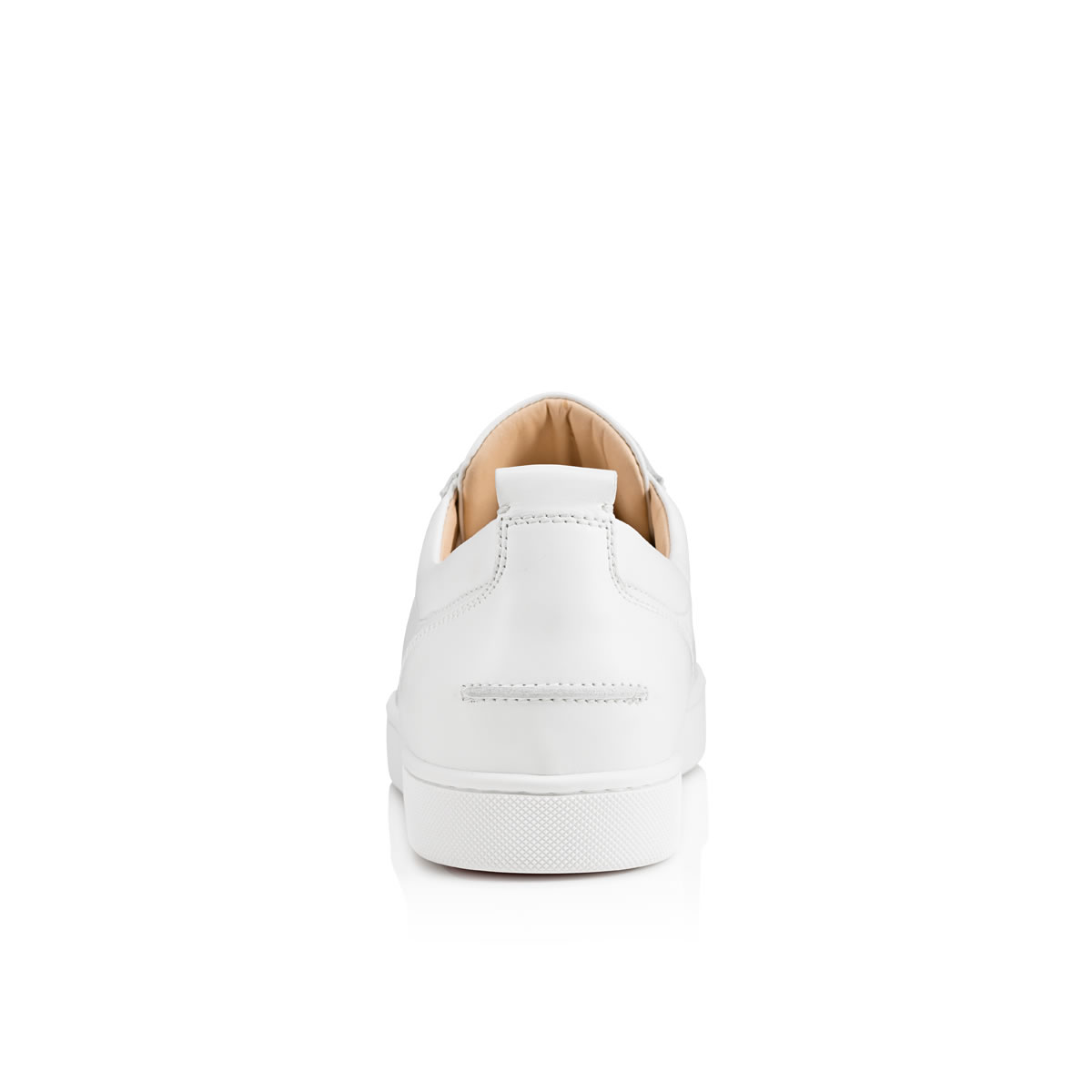 Christian Louboutin Louis Junior レザースニーカー ブラウン CHRISTIAN LOUBOUTIN Louis Junior Spikes レザー キャップトゥ