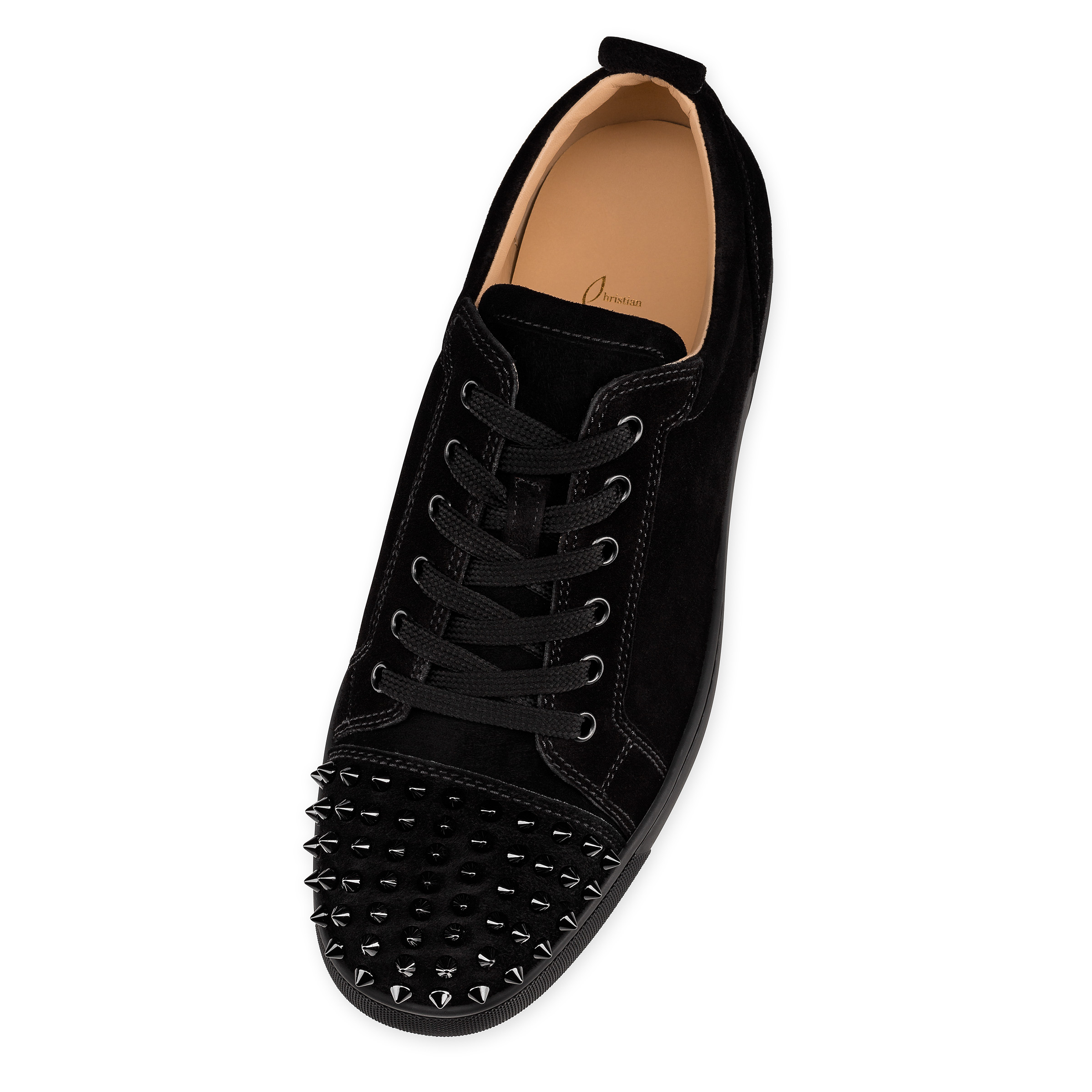 Louis Junior Spikes - Sneakers - Veau velours leather - Black