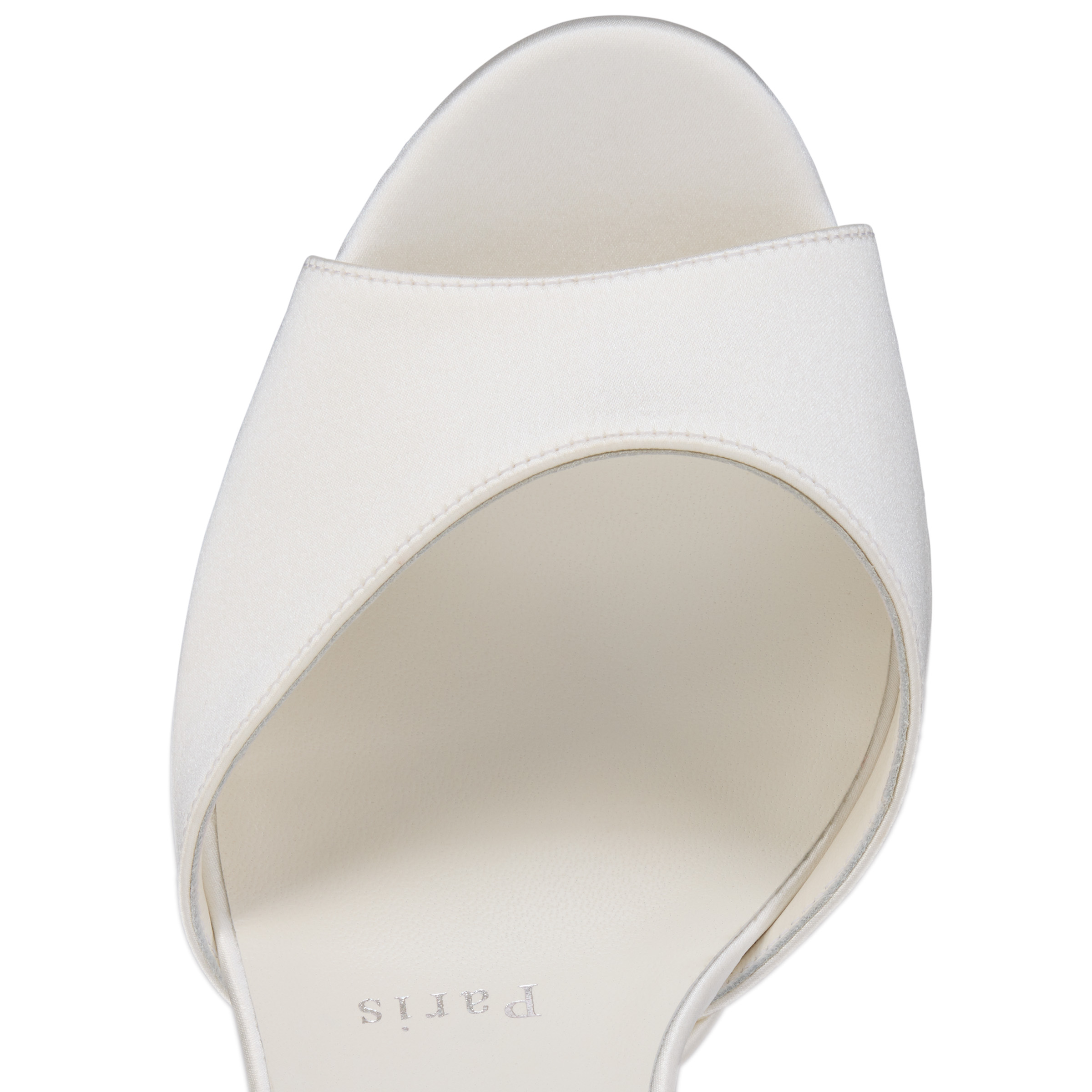 Sandaloo - 130 mm Strappy sandals - Crepe satin - Ivory