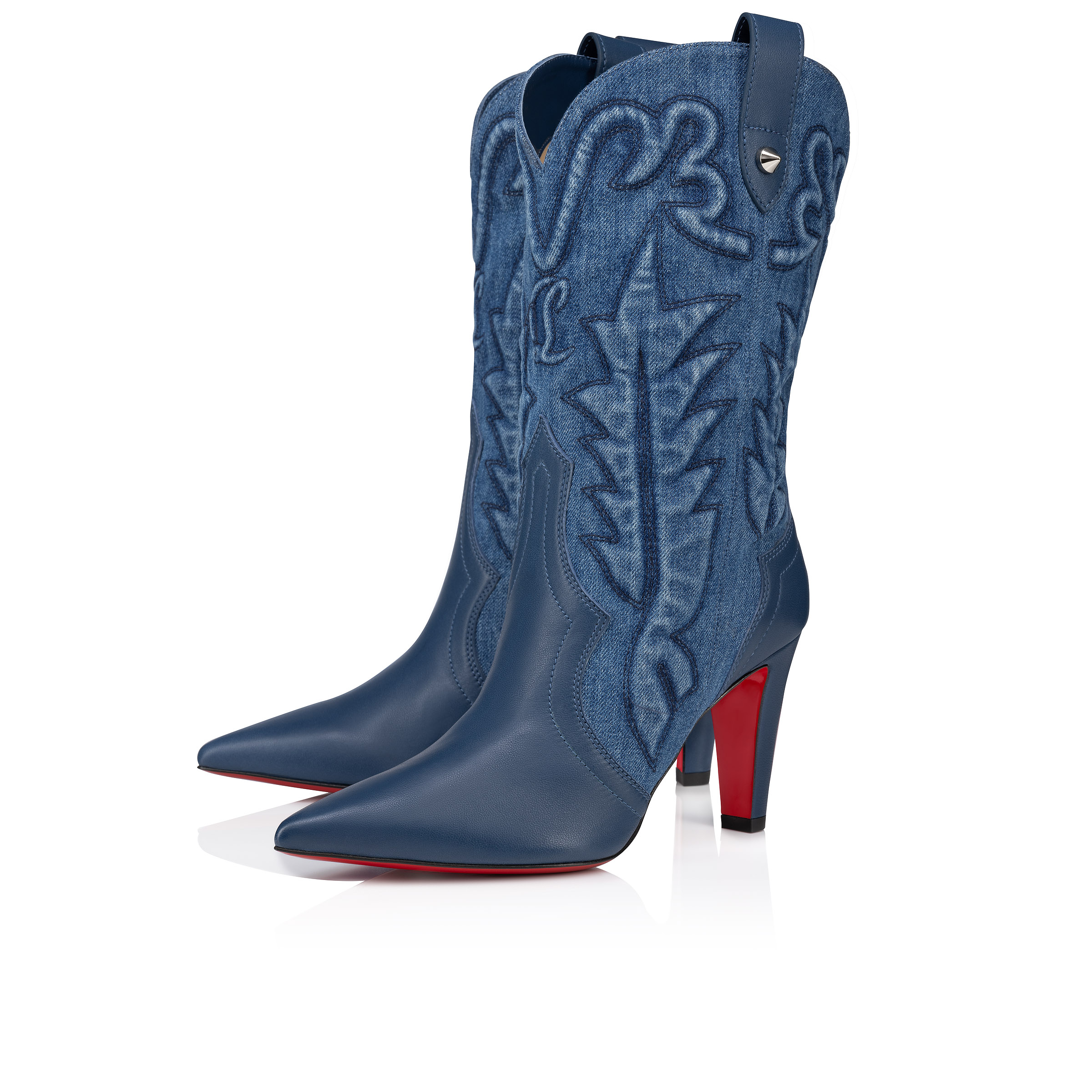 Denim fashion christian louboutin shoes