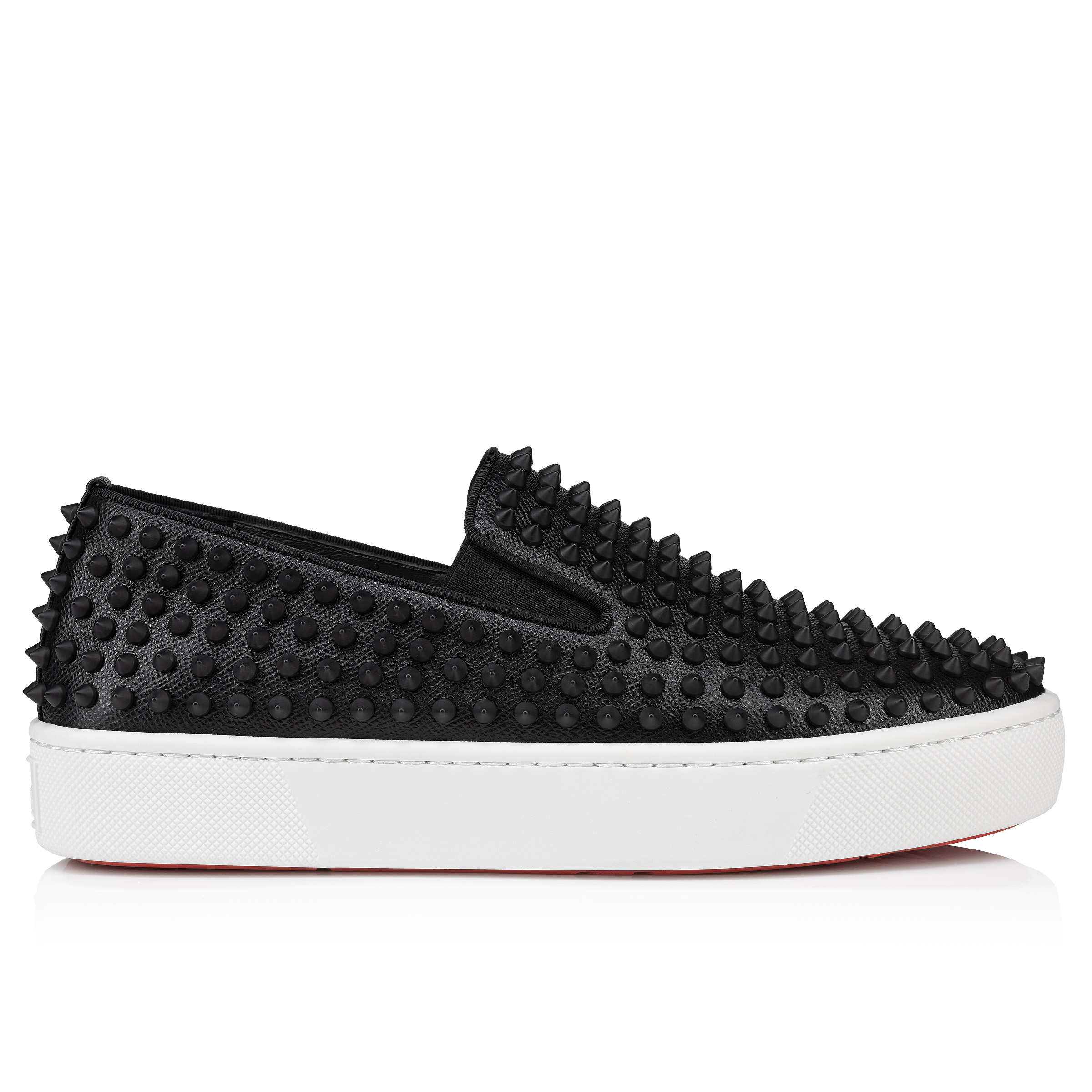 Spikeboat - Slip-on Sneakers - Calf leather and spikes