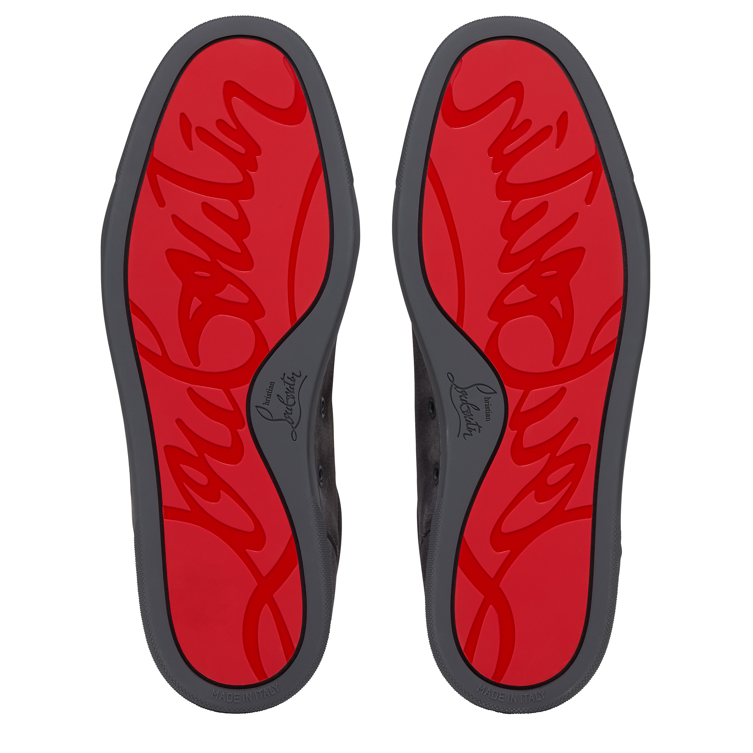 Rantulow - Sneakers - Veau velours leather - Smoky - Men 