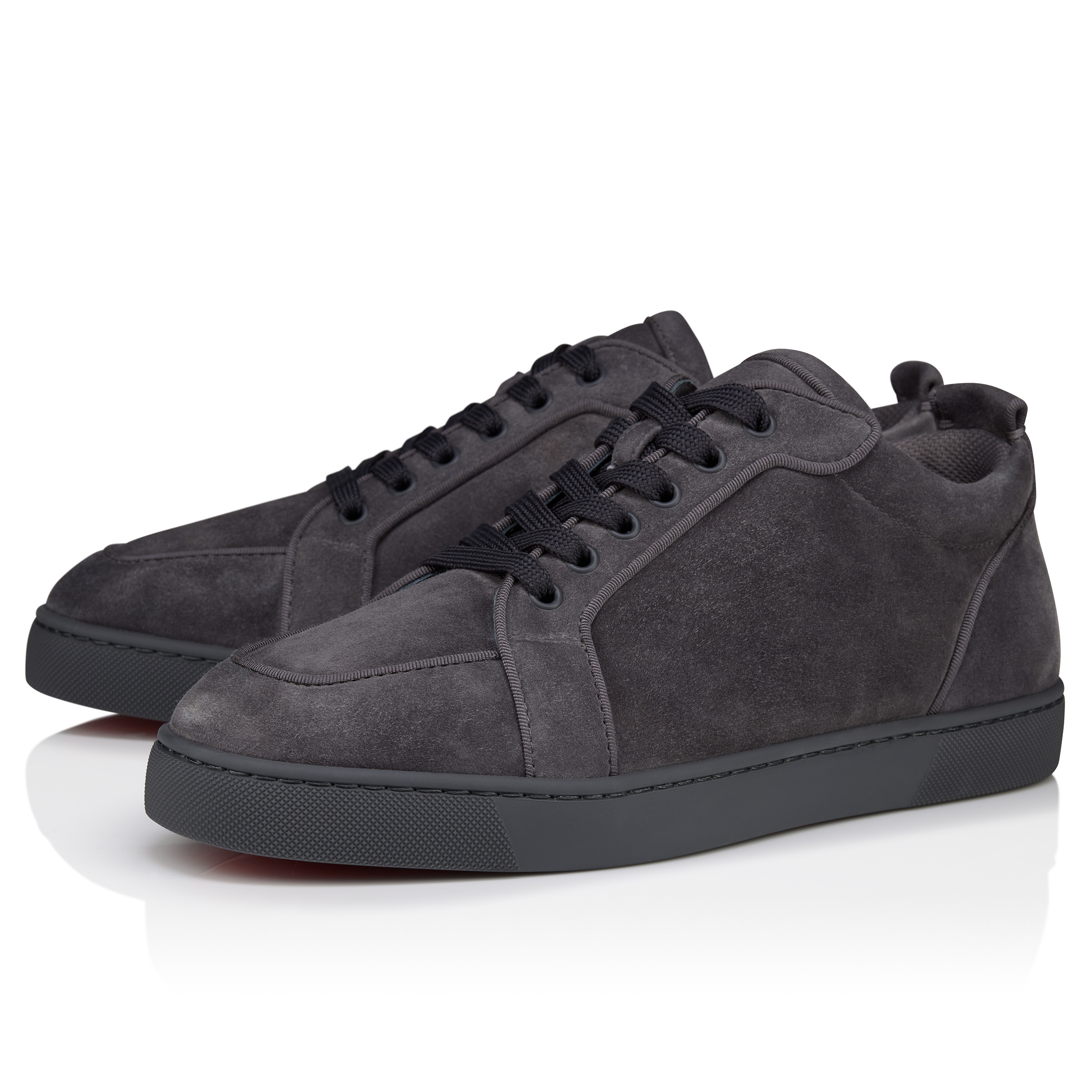 Rantulow - Sneakers - Veau velours leather - Smoky - Men