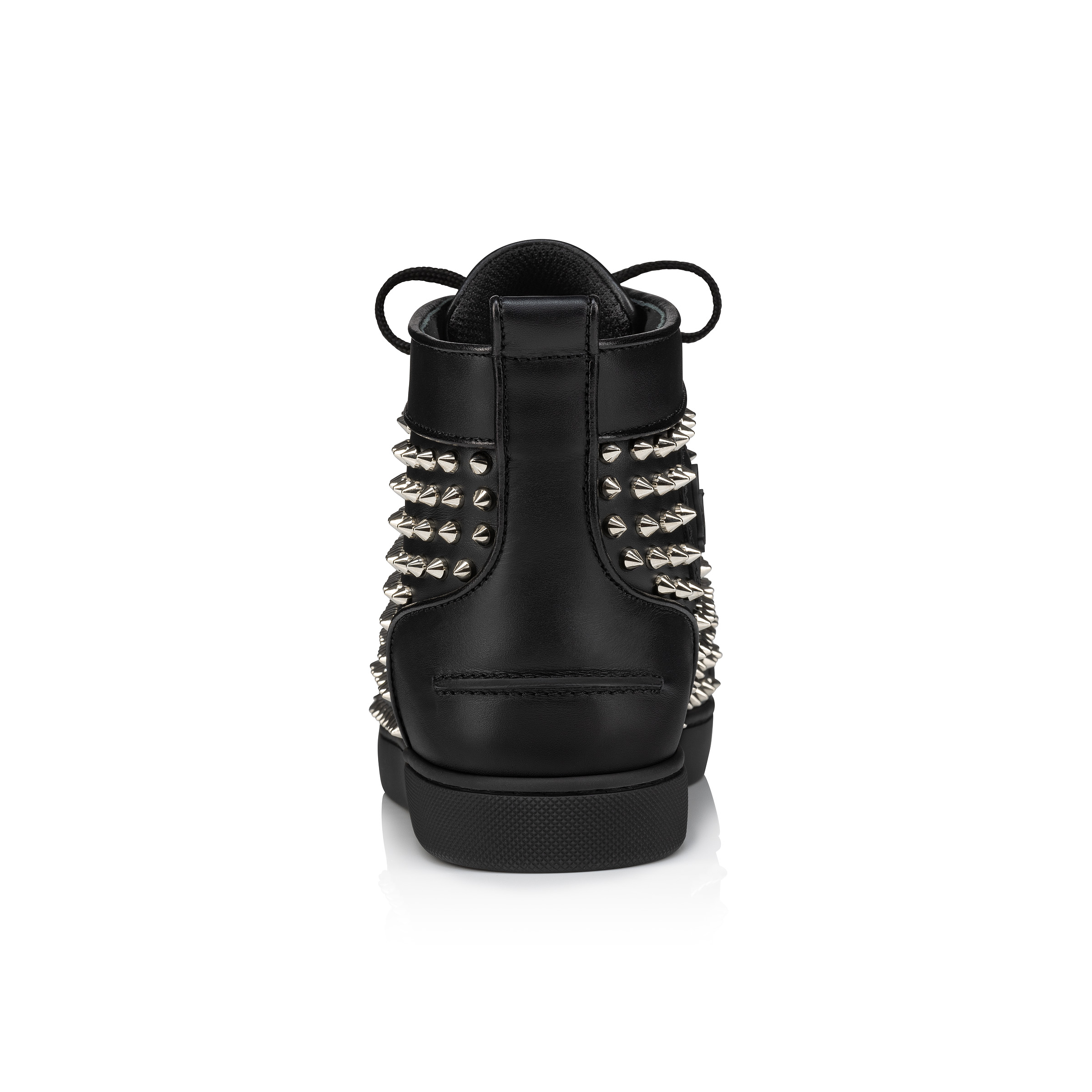 black high top christian louboutin