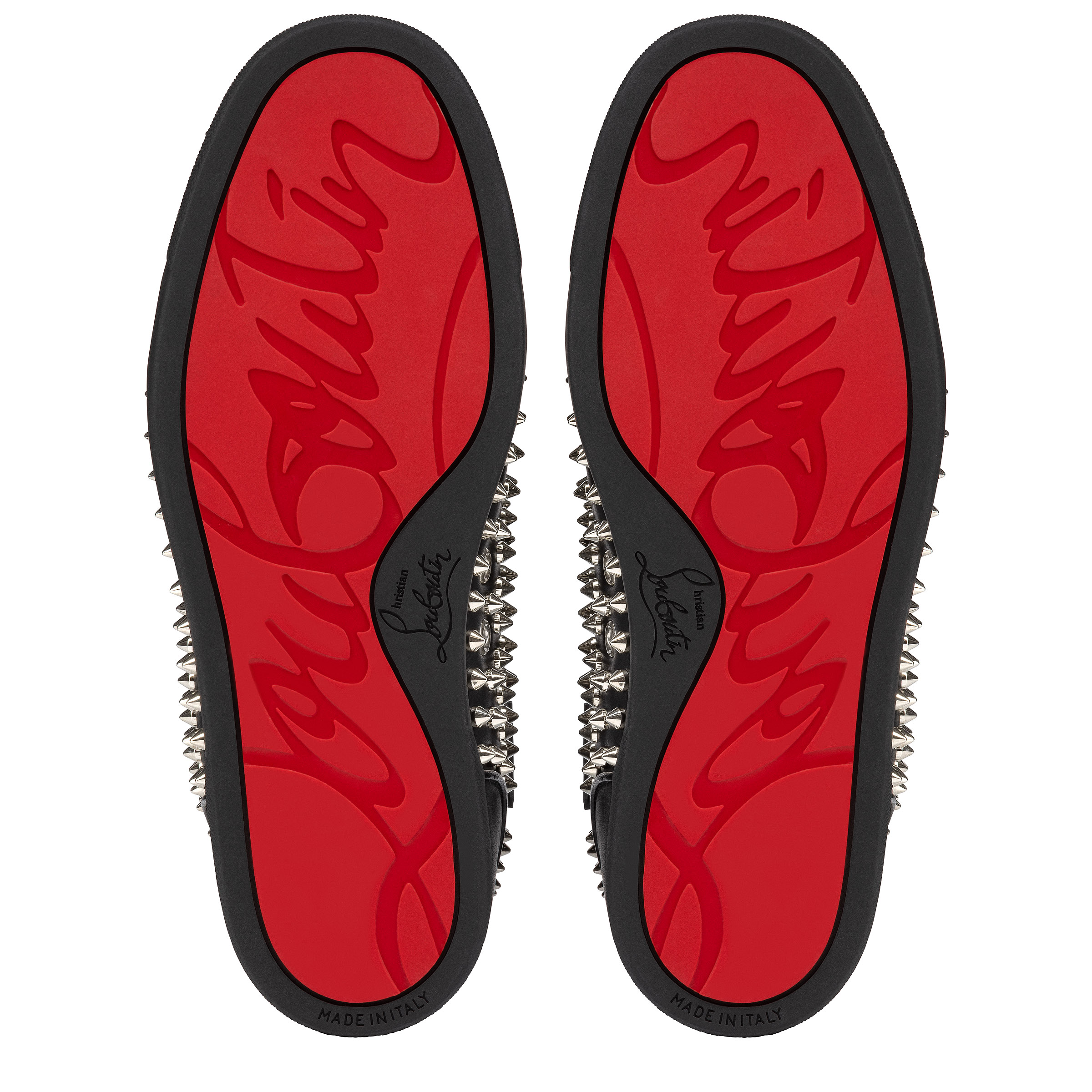 Louboutin sneakers bottom sales