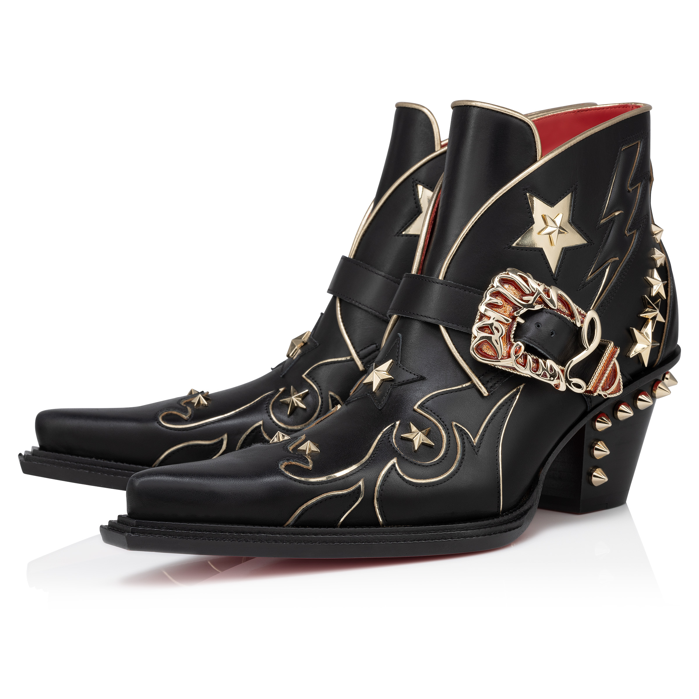 Kennywood Low Boots Nappa leather Black Christian Louboutin United States